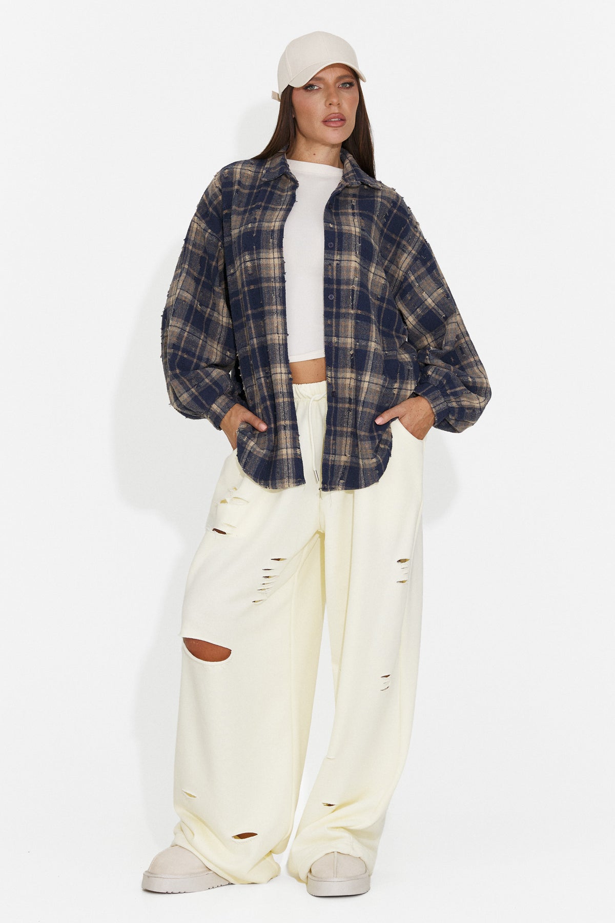 Camasa dama casual bleumarin Jasara Bogas