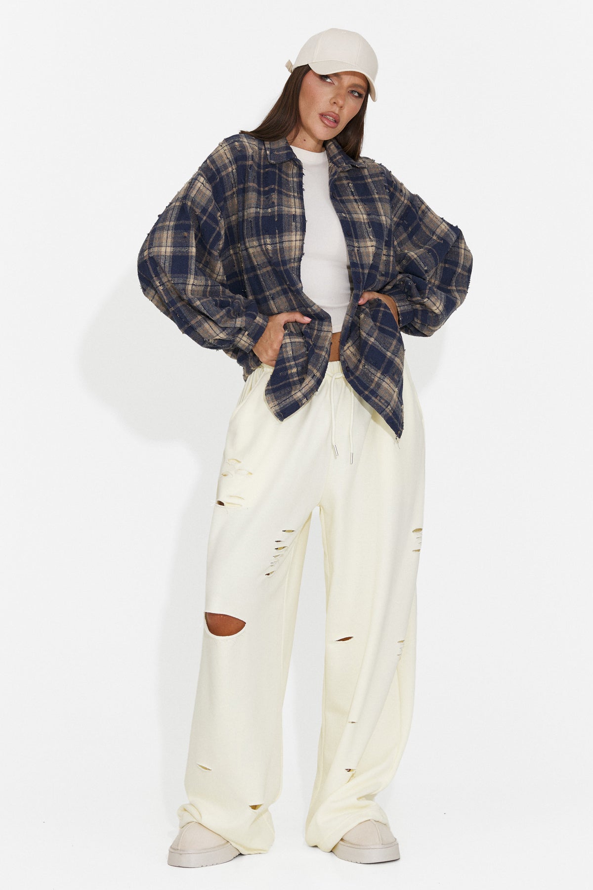 Camasa dama casual bleumarin Jasara Bogas