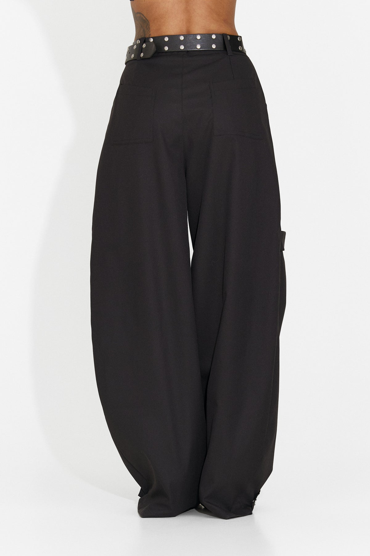 Pantaloni dama casual negri Orary Bogas