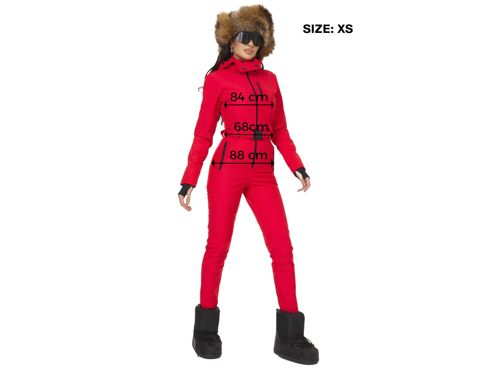 Anodys Bogas Casual Red Ski Jumpsuit