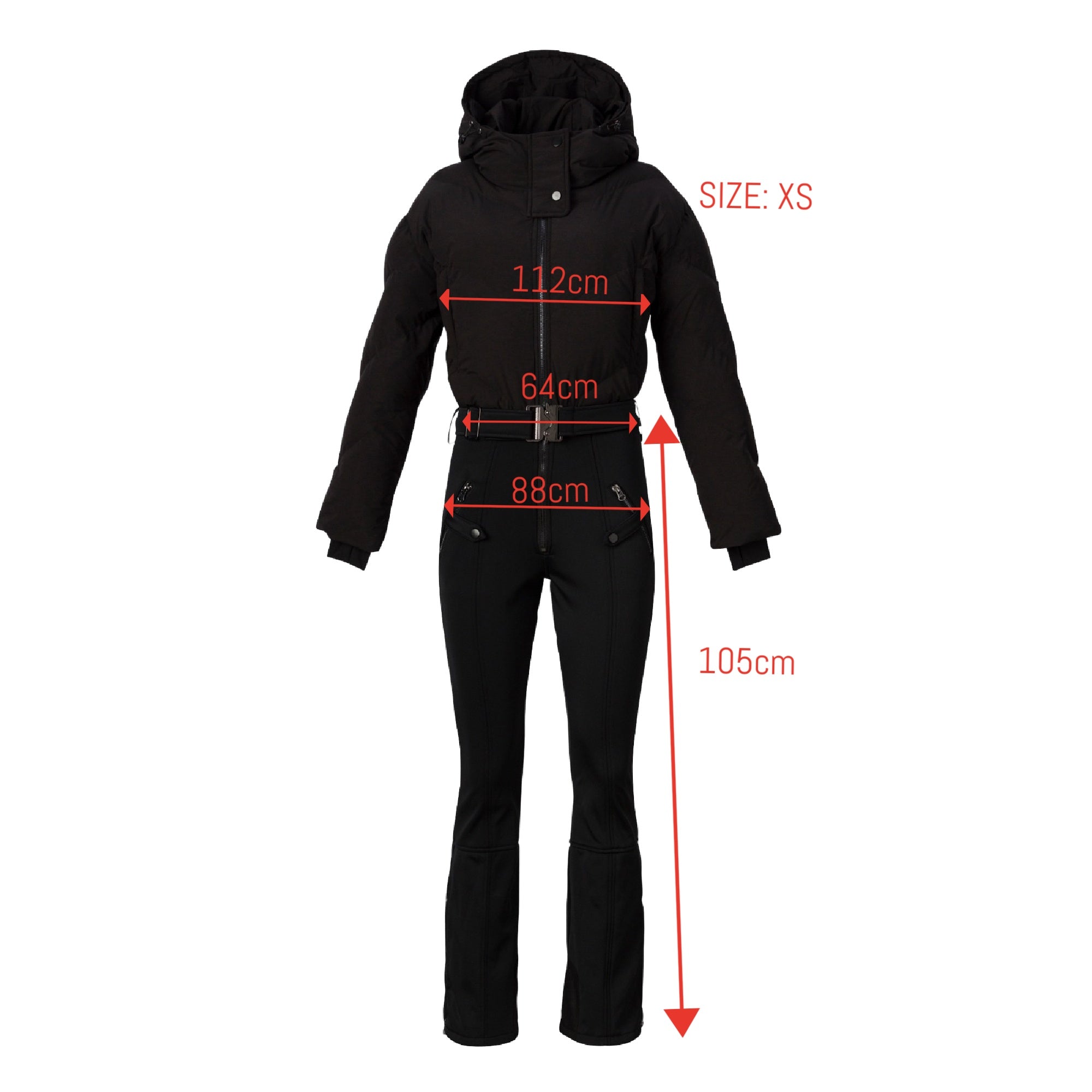 Vibranty Bogas Black Women's Ski Jumpsuit