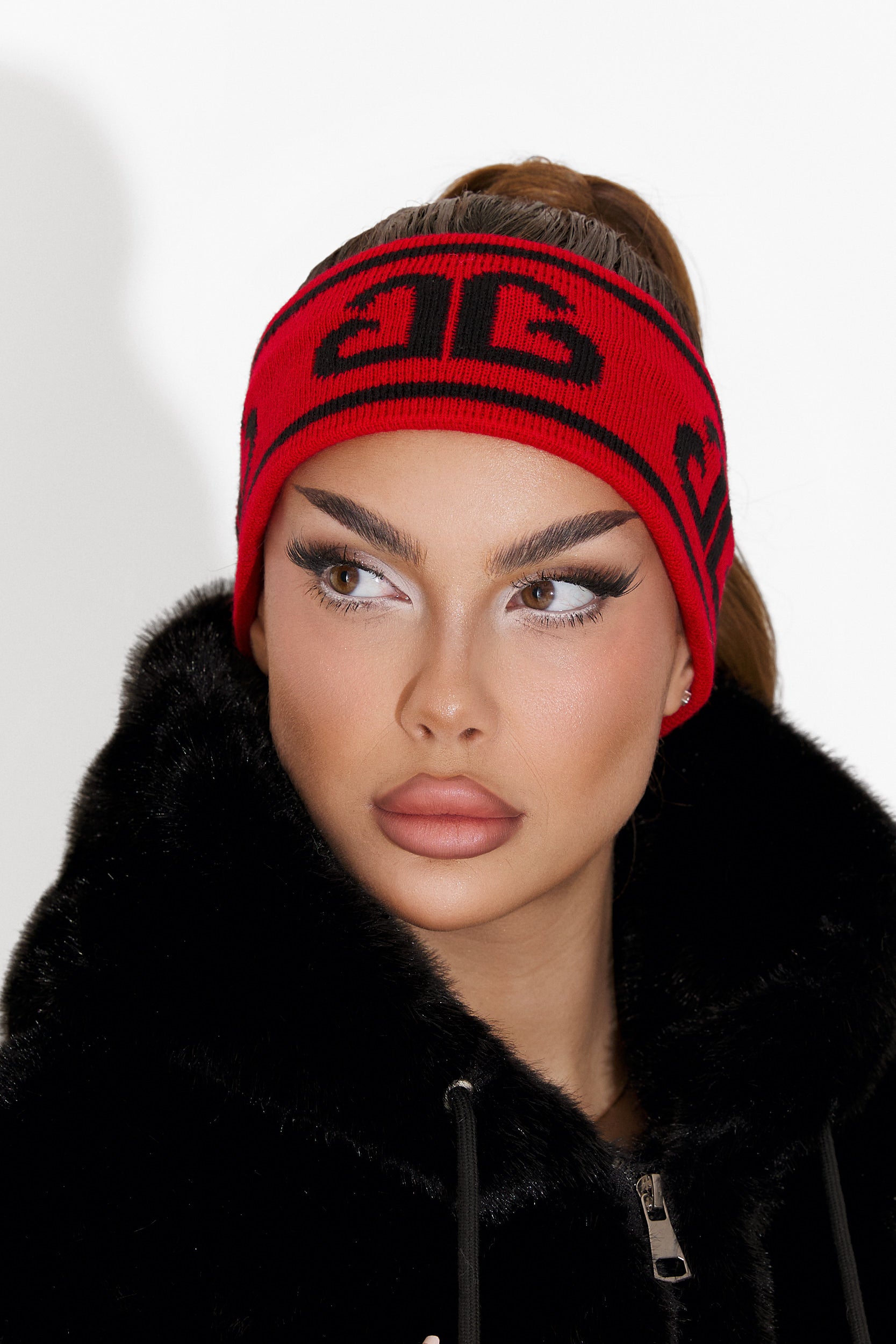 Kasra Bogas Red Casual Ladies Headband