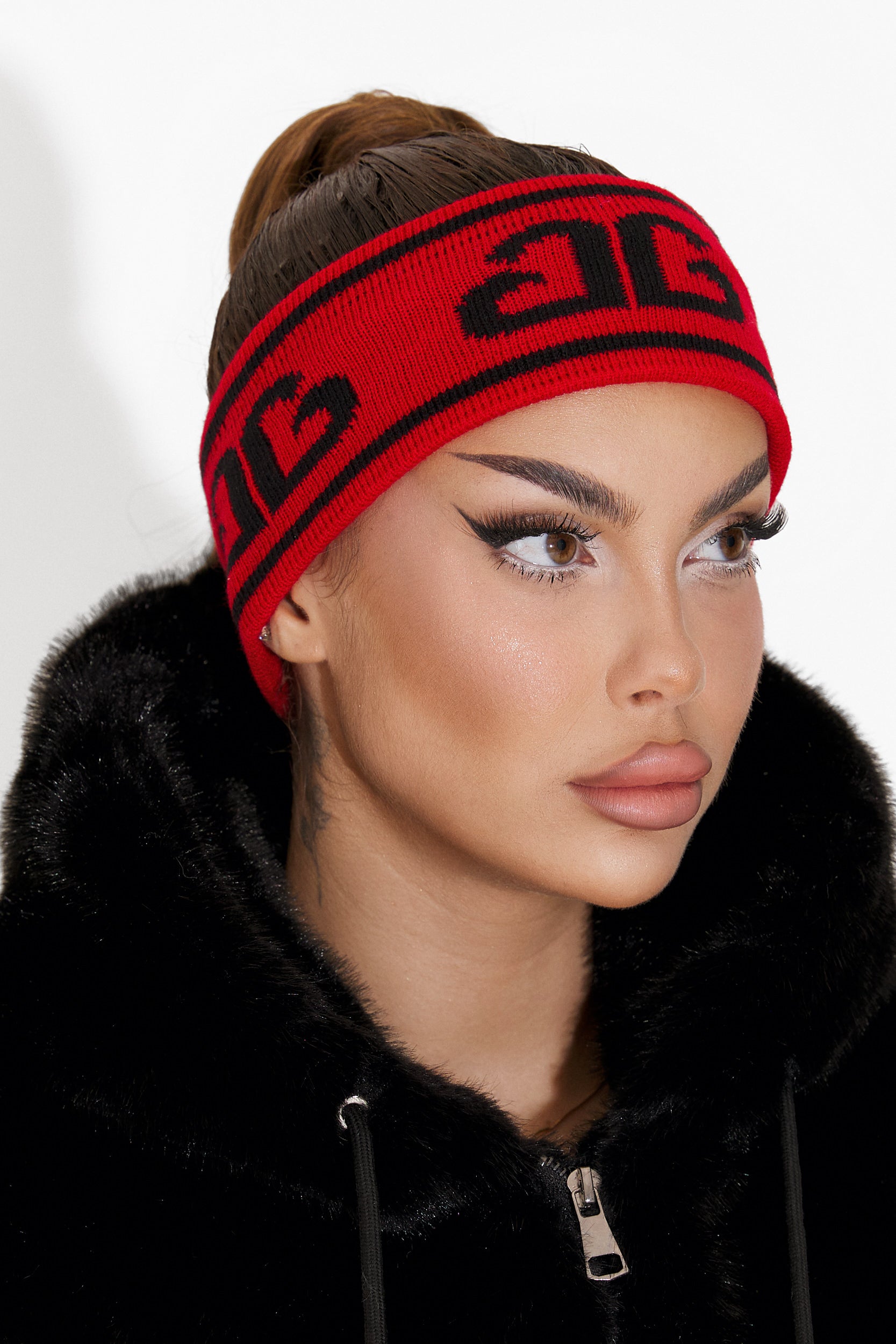 Kasra Bogas Red Casual Ladies Headband