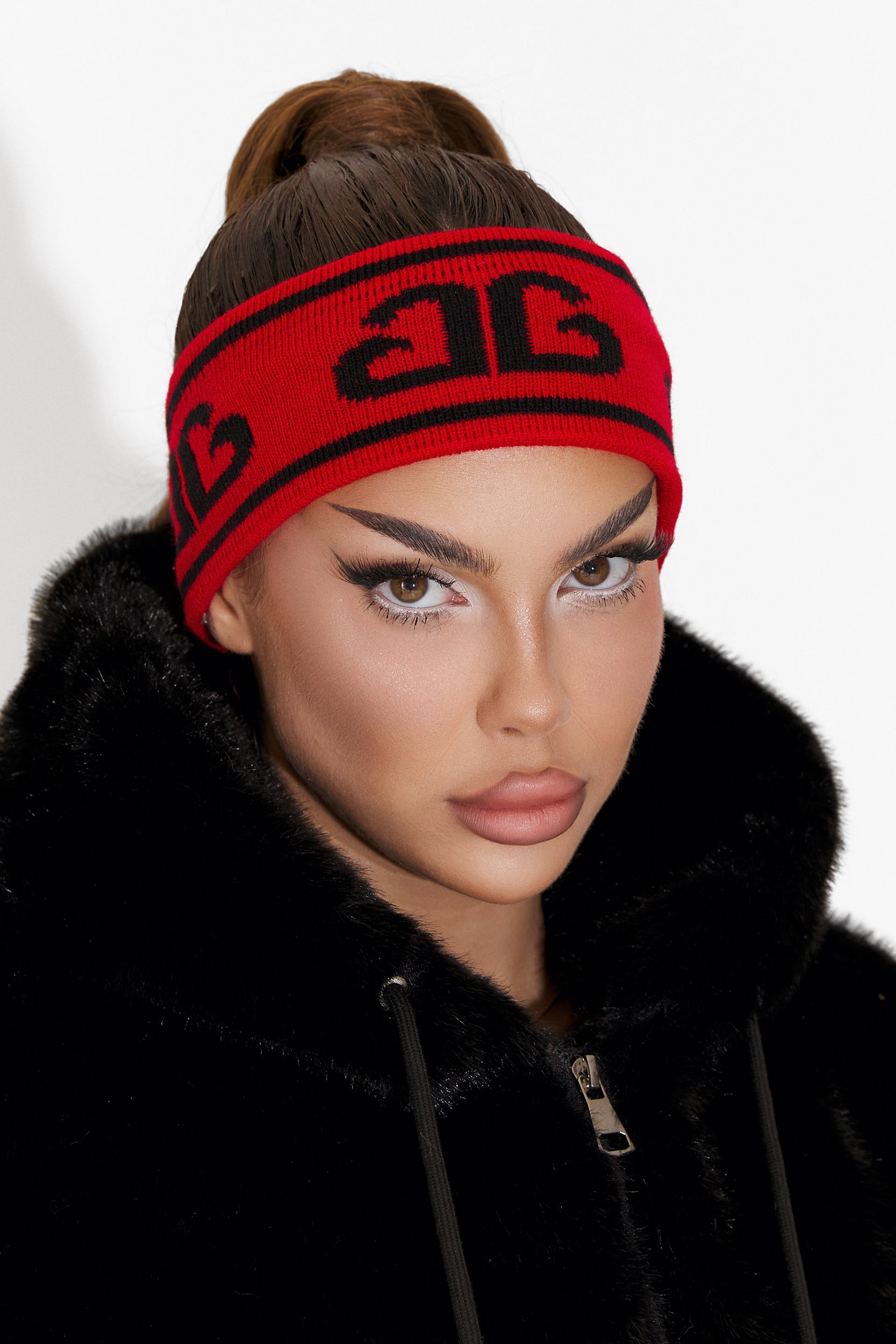 Kasra Bogas Red Casual Ladies Headband