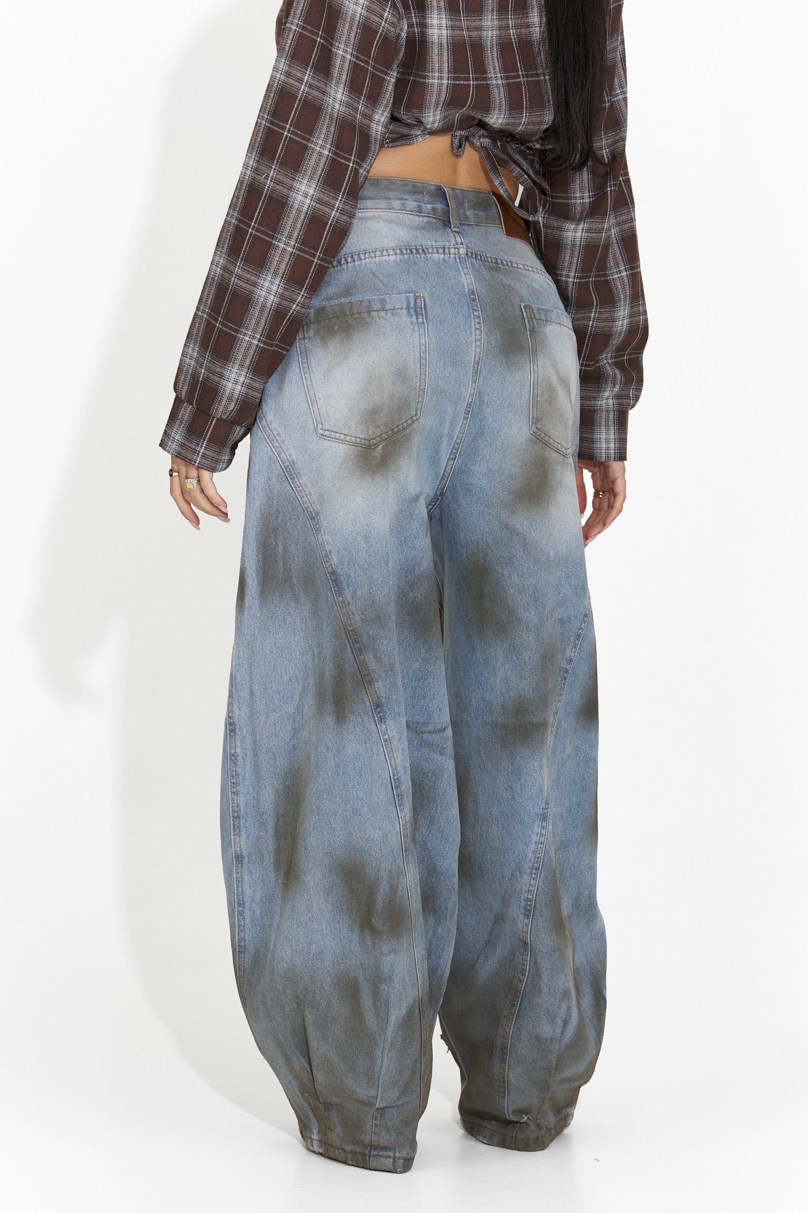 Blugi dama casual albastri Panoma Bogas