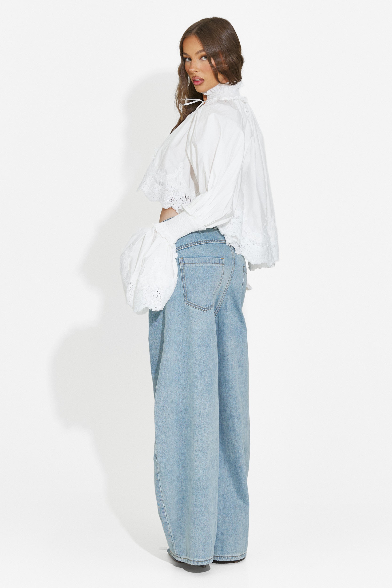 Blugi dama casual albastri Valiama Bogas