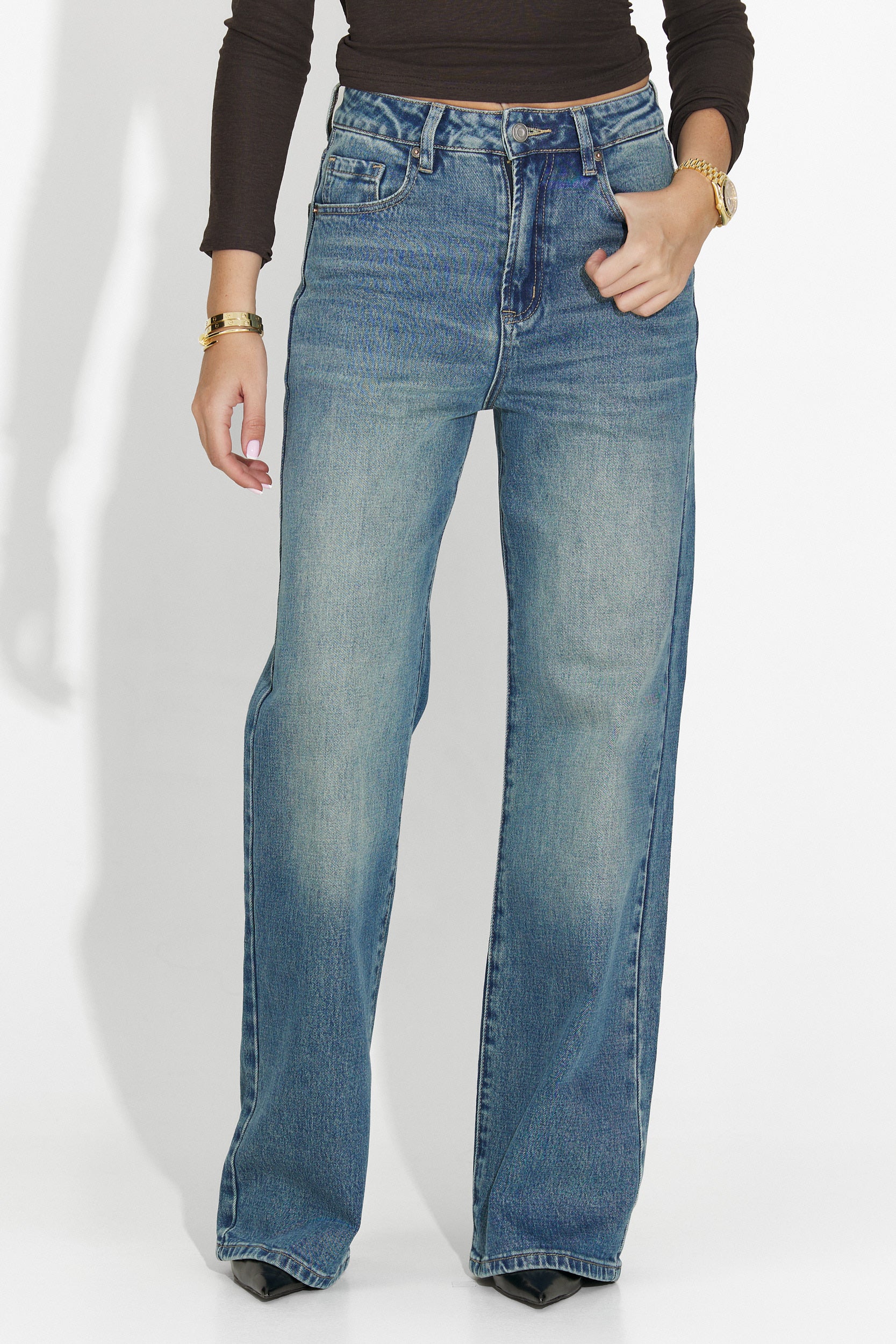 Veyra Bogas Casual Blue Jeans for Women