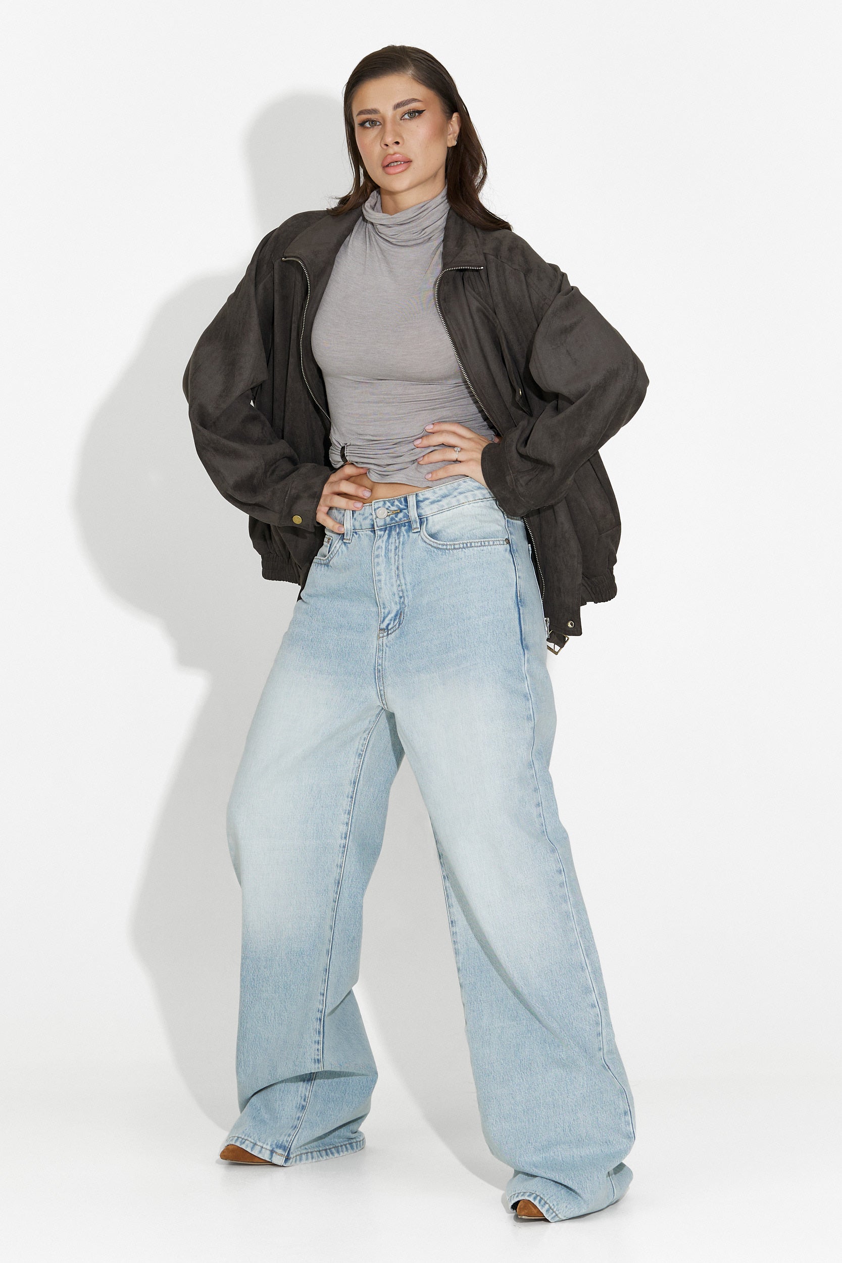 Blugi dama casual bleu Aurenza Bogas