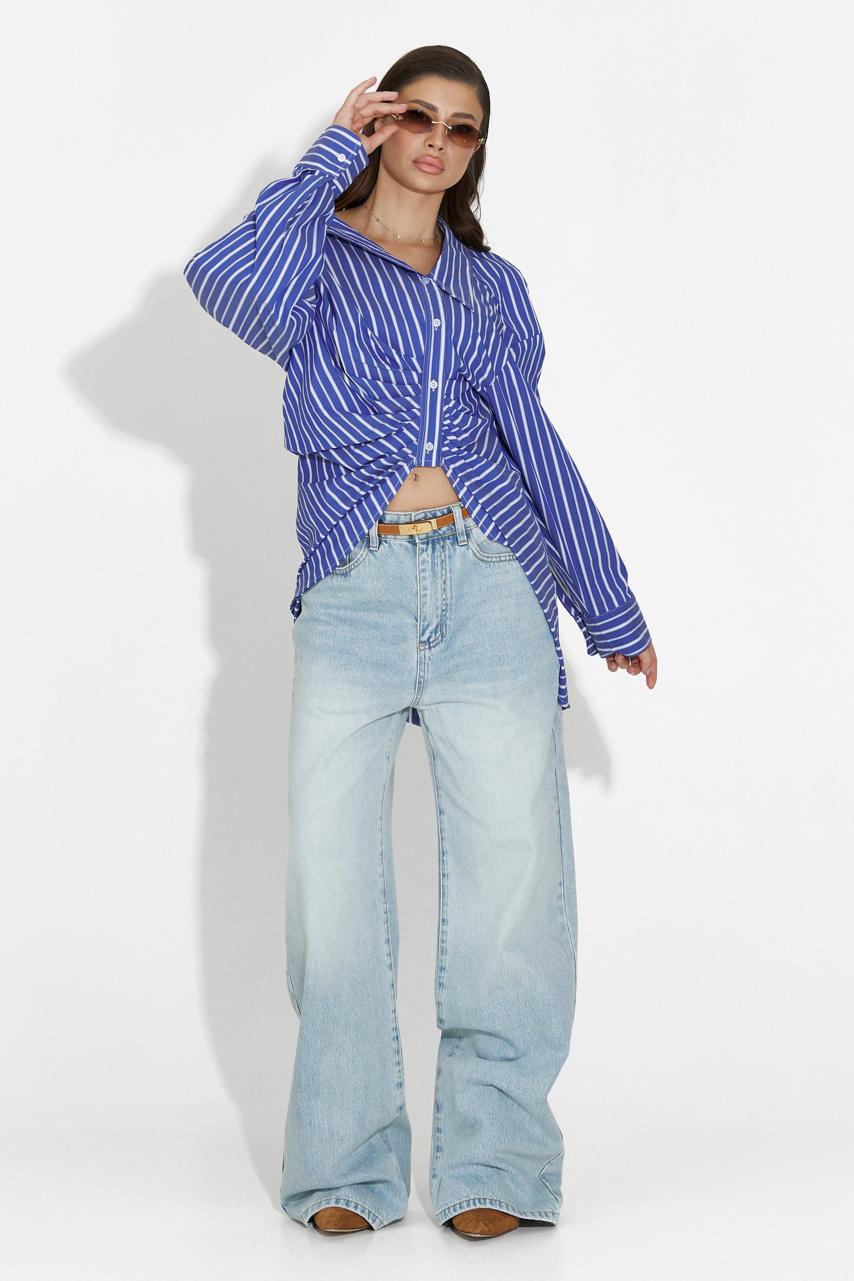 Blugi dama casual bleu Aurenza Bogas