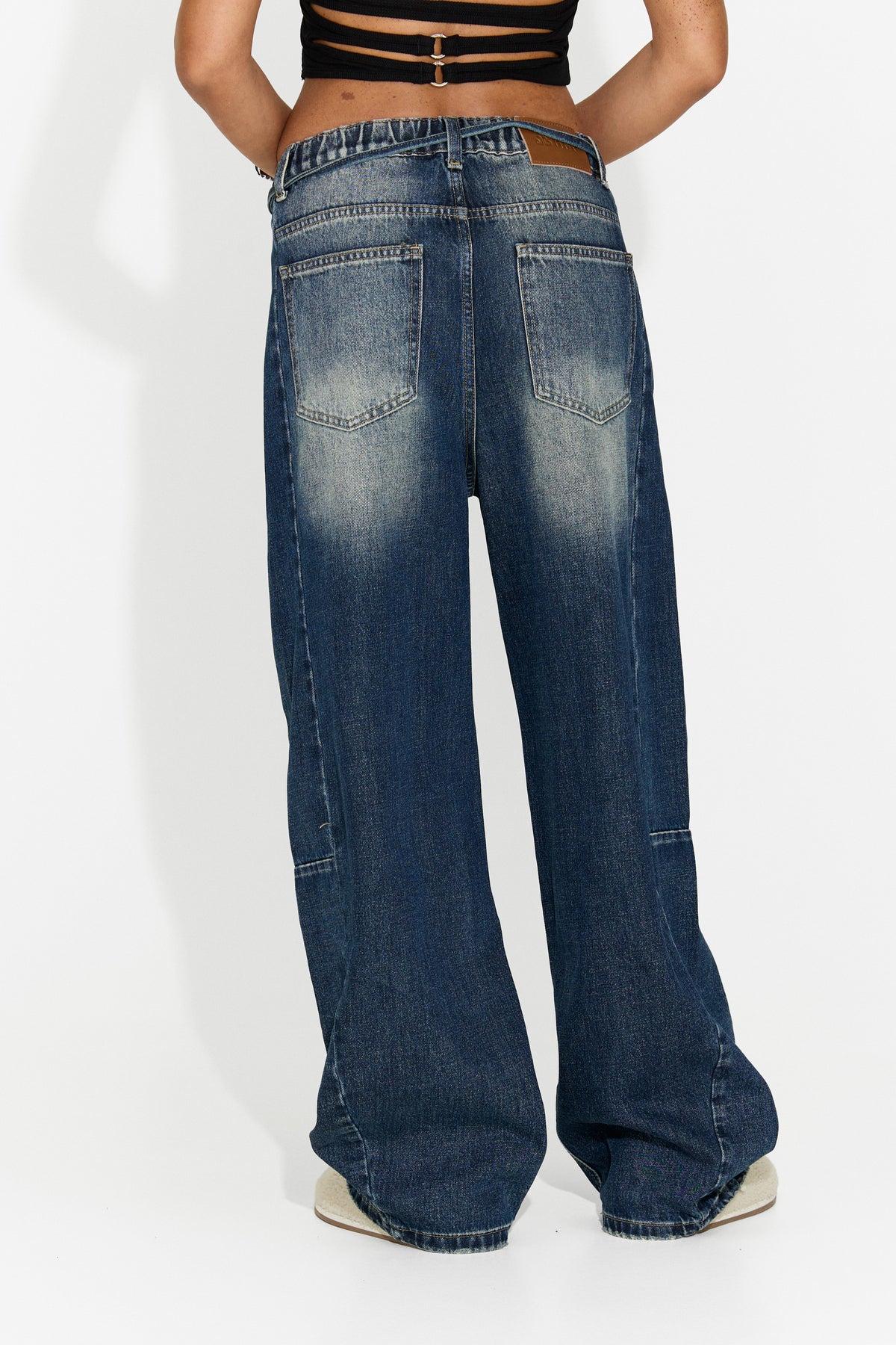 Blugi dama casual bleu Linearize Bogas