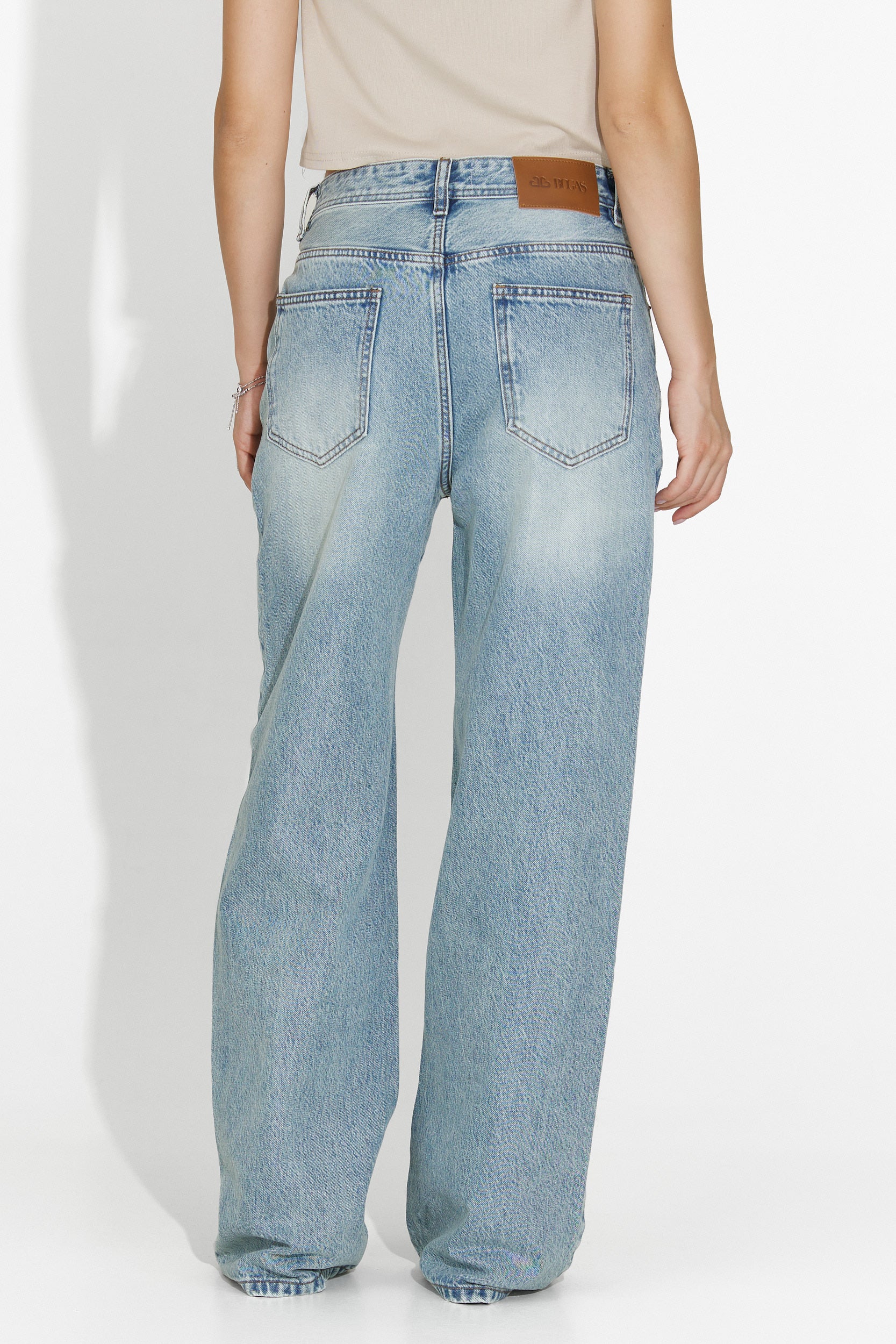 Blugi dama casual bleu Luma Bogas