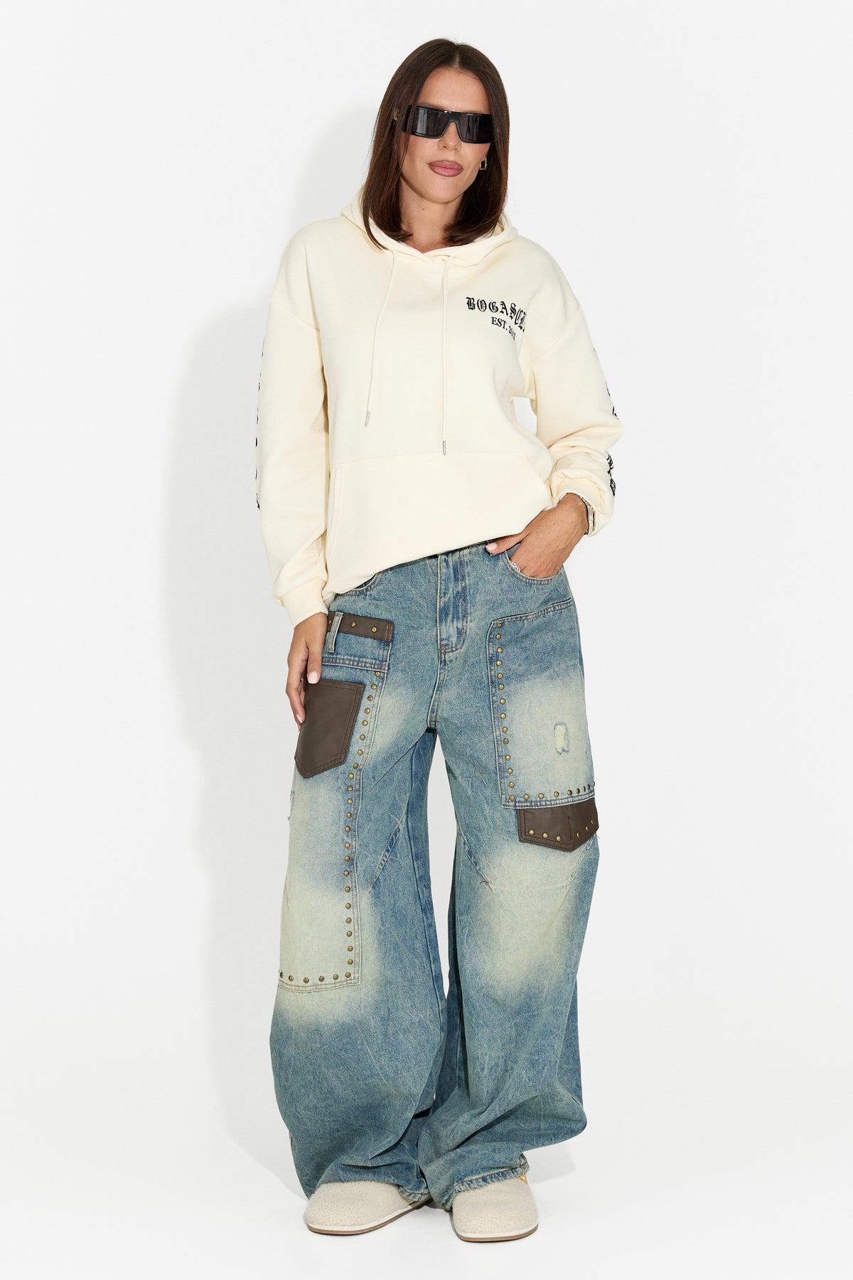 Blugi dama casual bleu Porsena Bogas