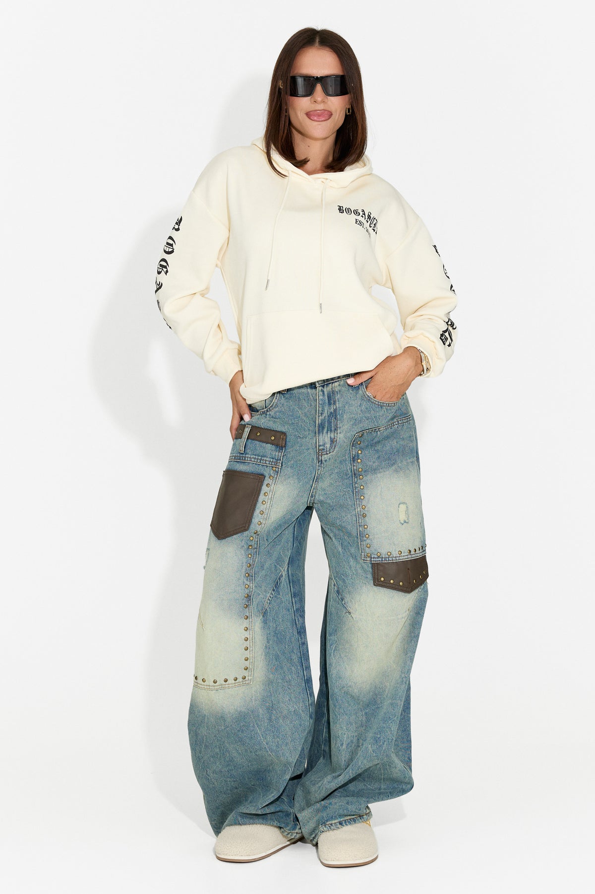 Blugi dama casual bleu Porsena Bogas