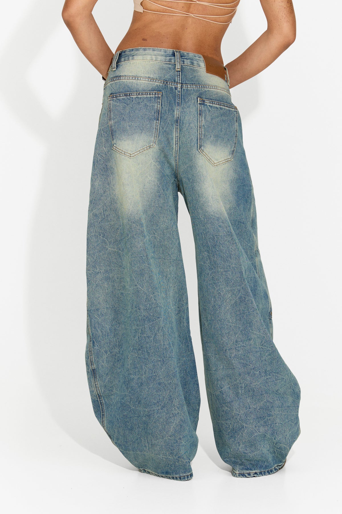 Blugi dama casual bleu Porsena Bogas, imaginea 3 din 12