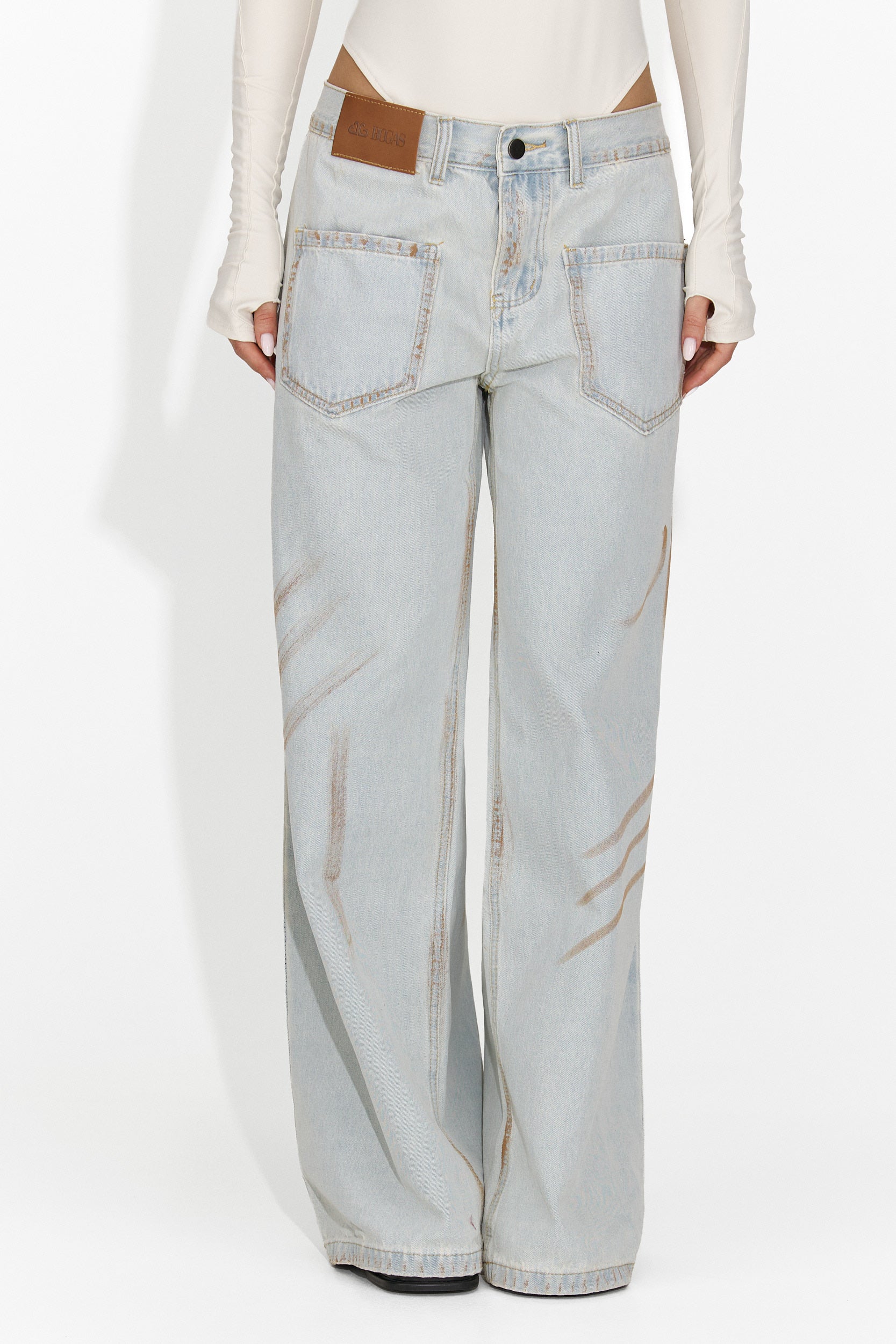 Blugi dama casual bleu Taby Bogas