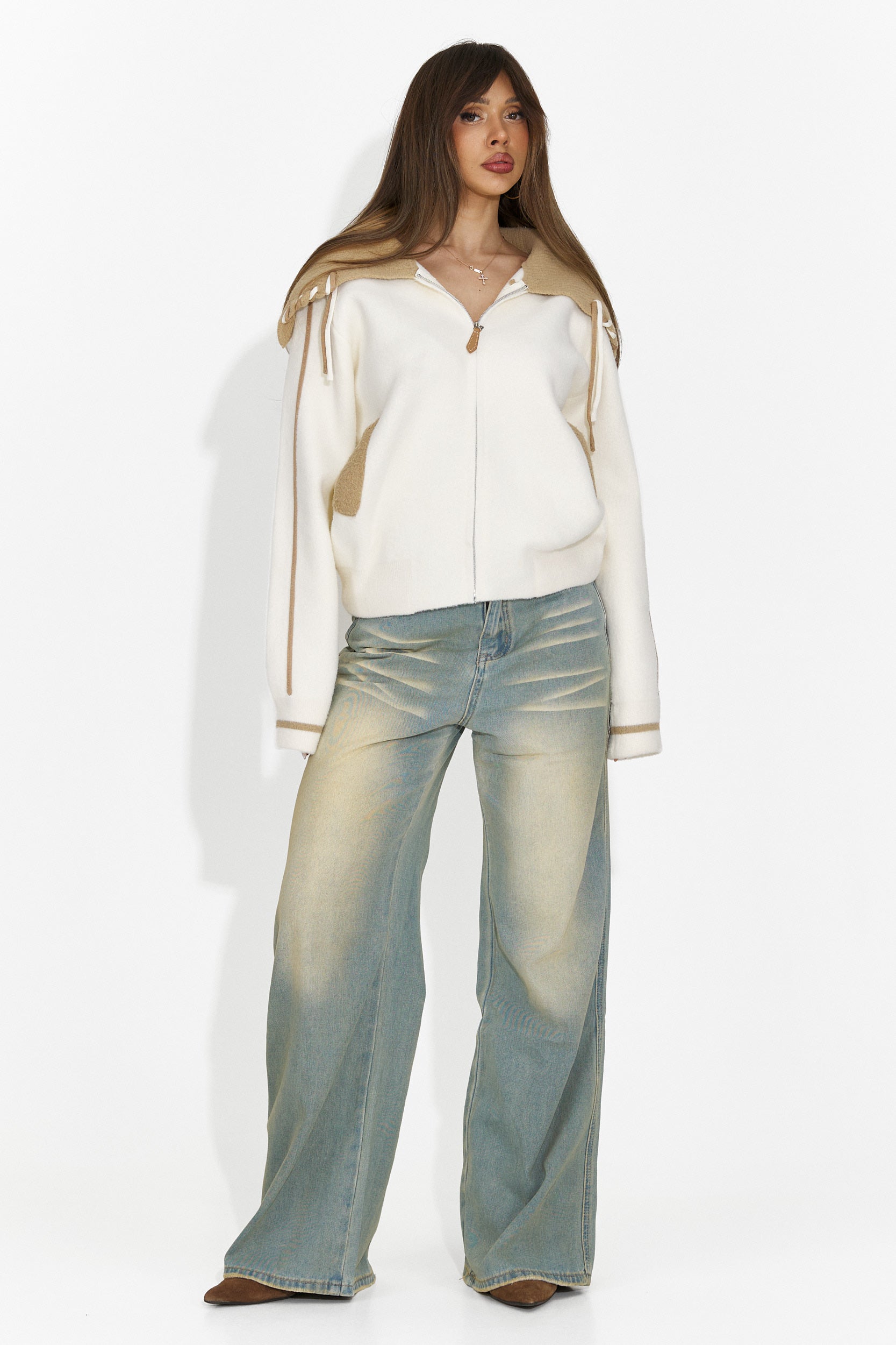 Blugi dama casual bleu Thanh Bogas