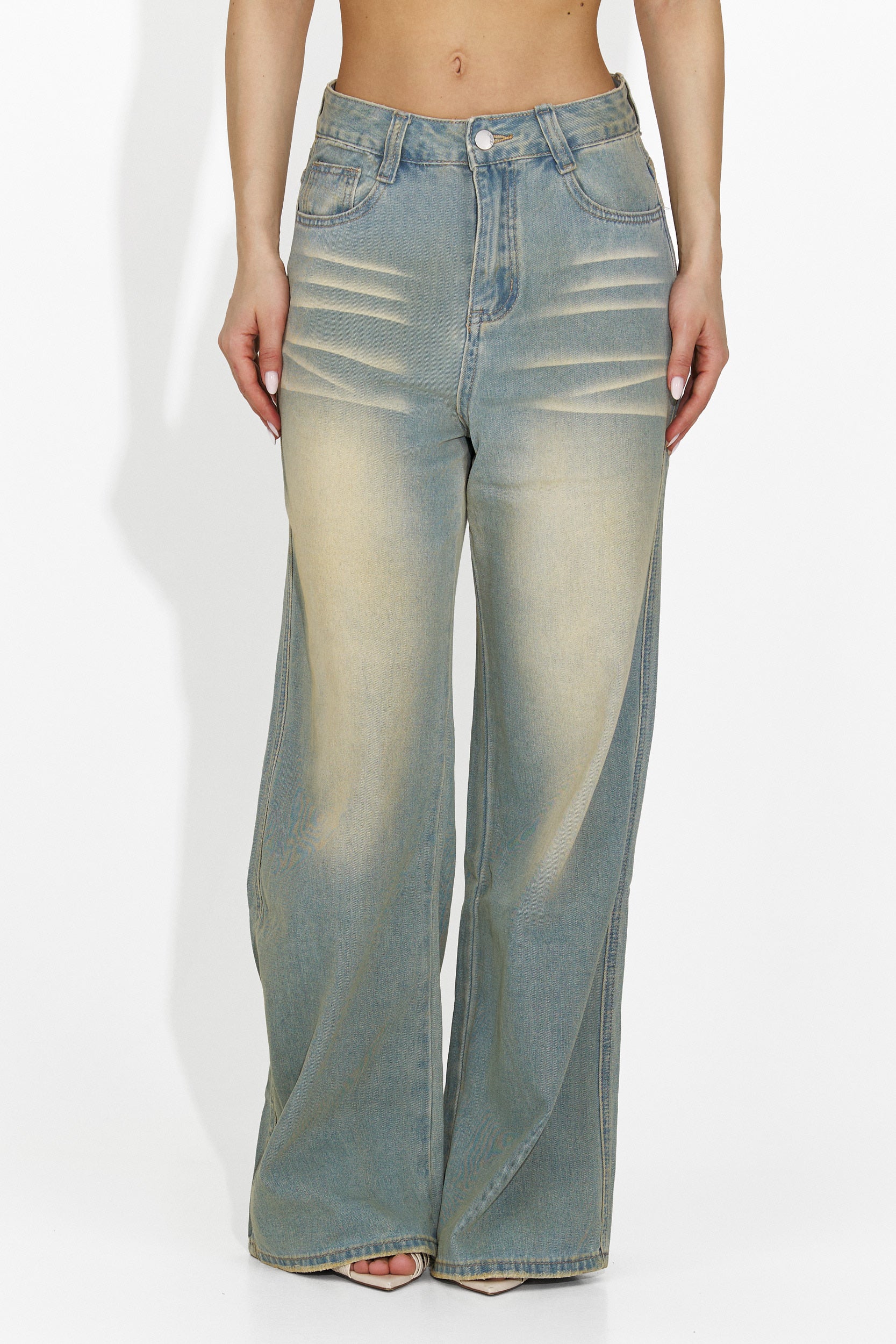 Blugi dama casual bleu Thanh Bogas