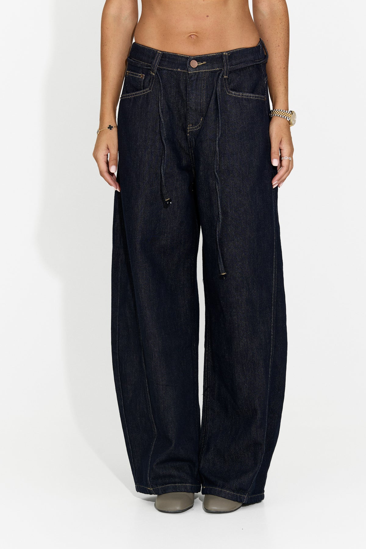 Blugi dama casual bleumarin Lneyoria Bogas