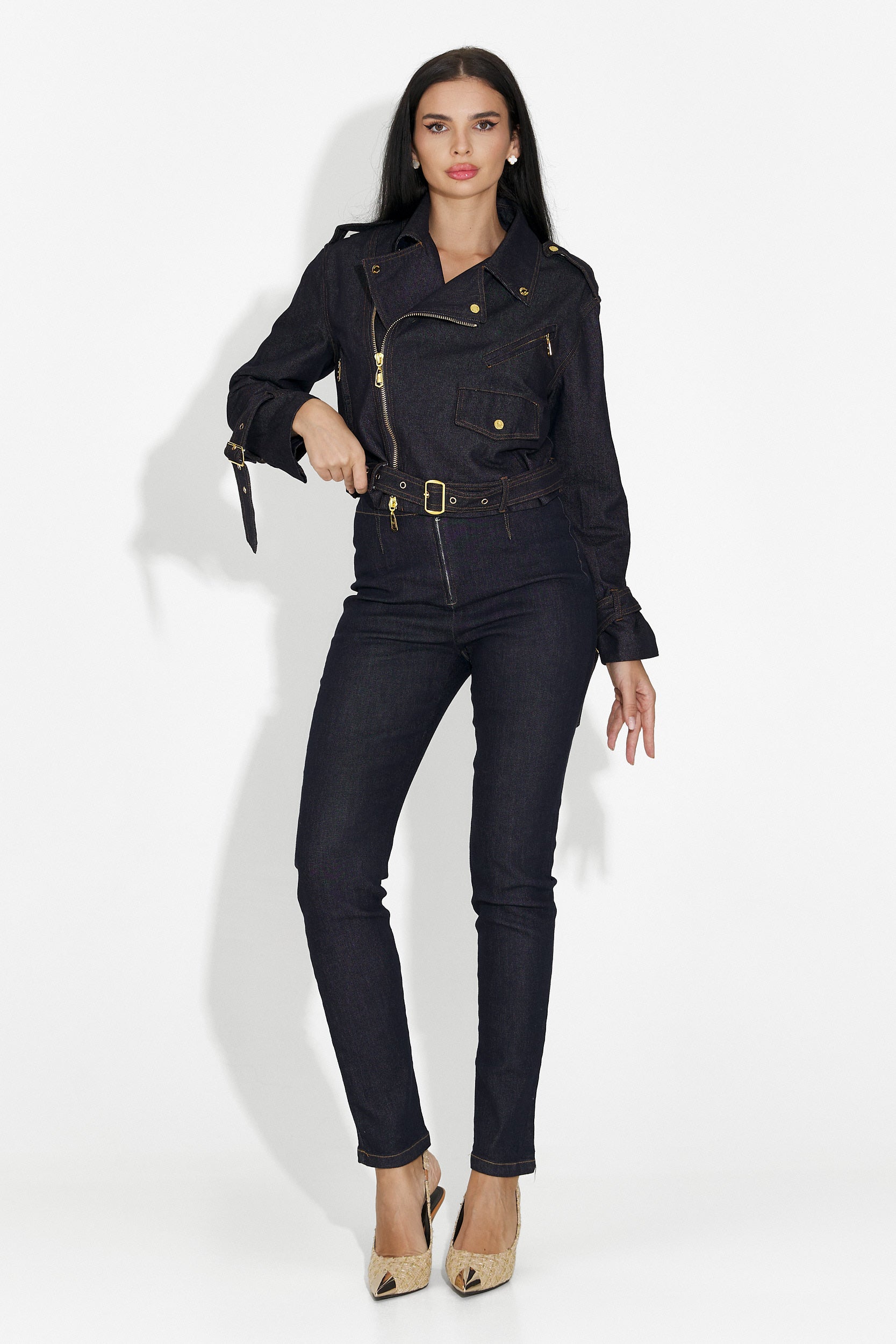 Navy Blue Casual Women's Jeans Sirina Bogas