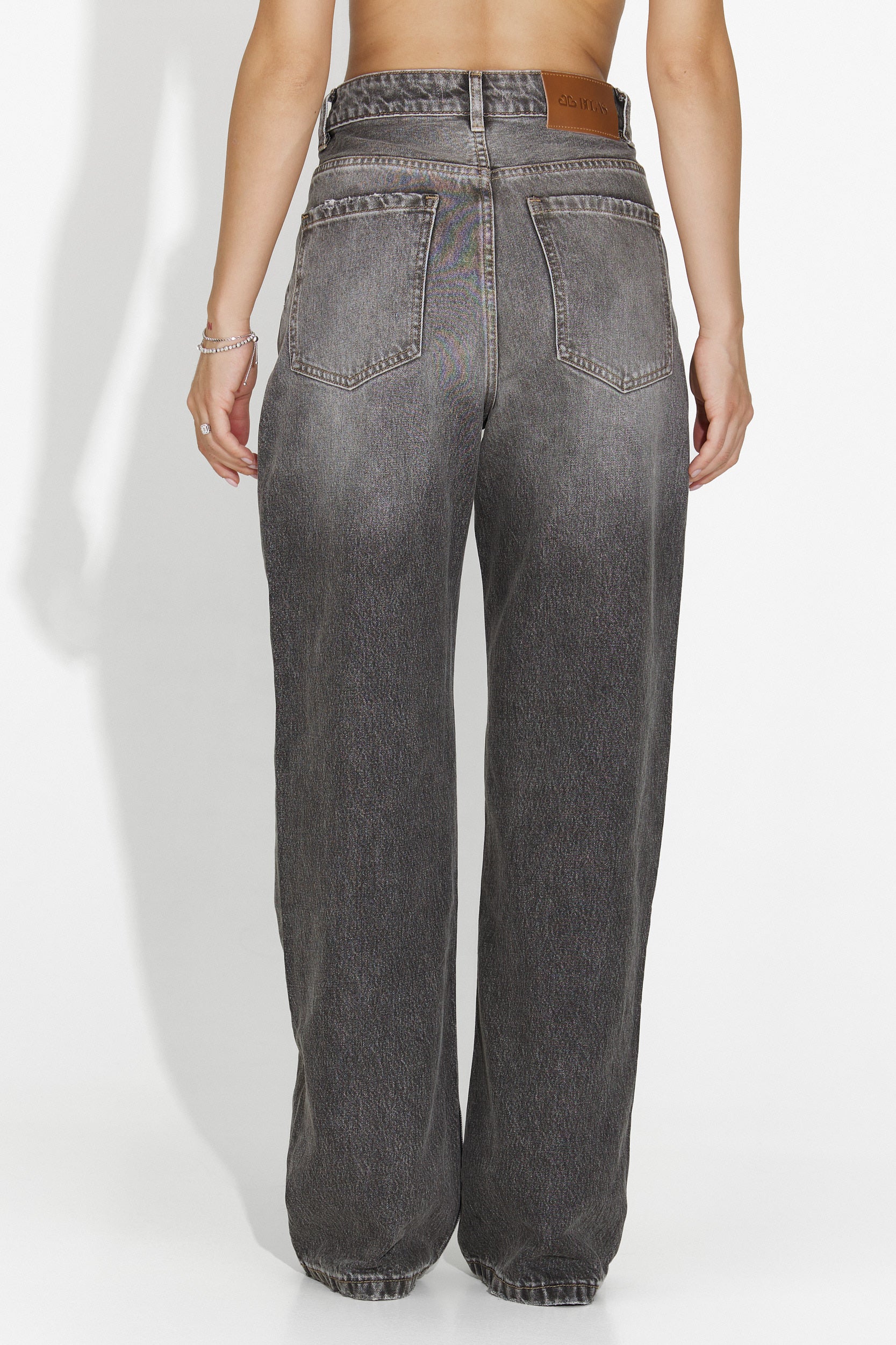 Semika Bogas Casual Grey Women's Jeans