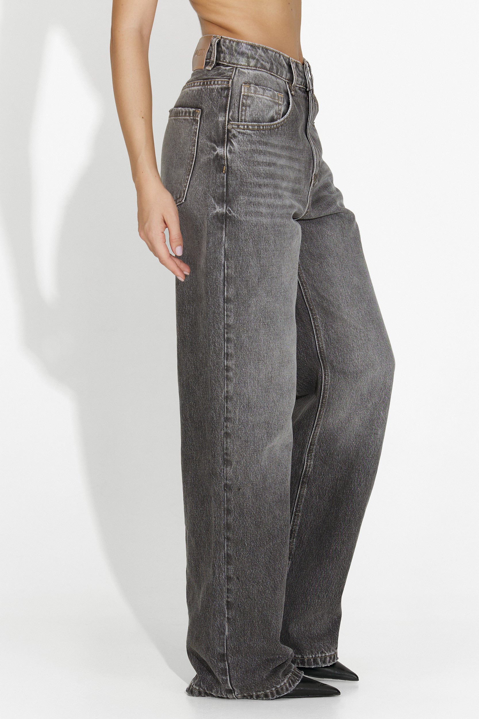 Semika Bogas Casual Grey Women's Jeans