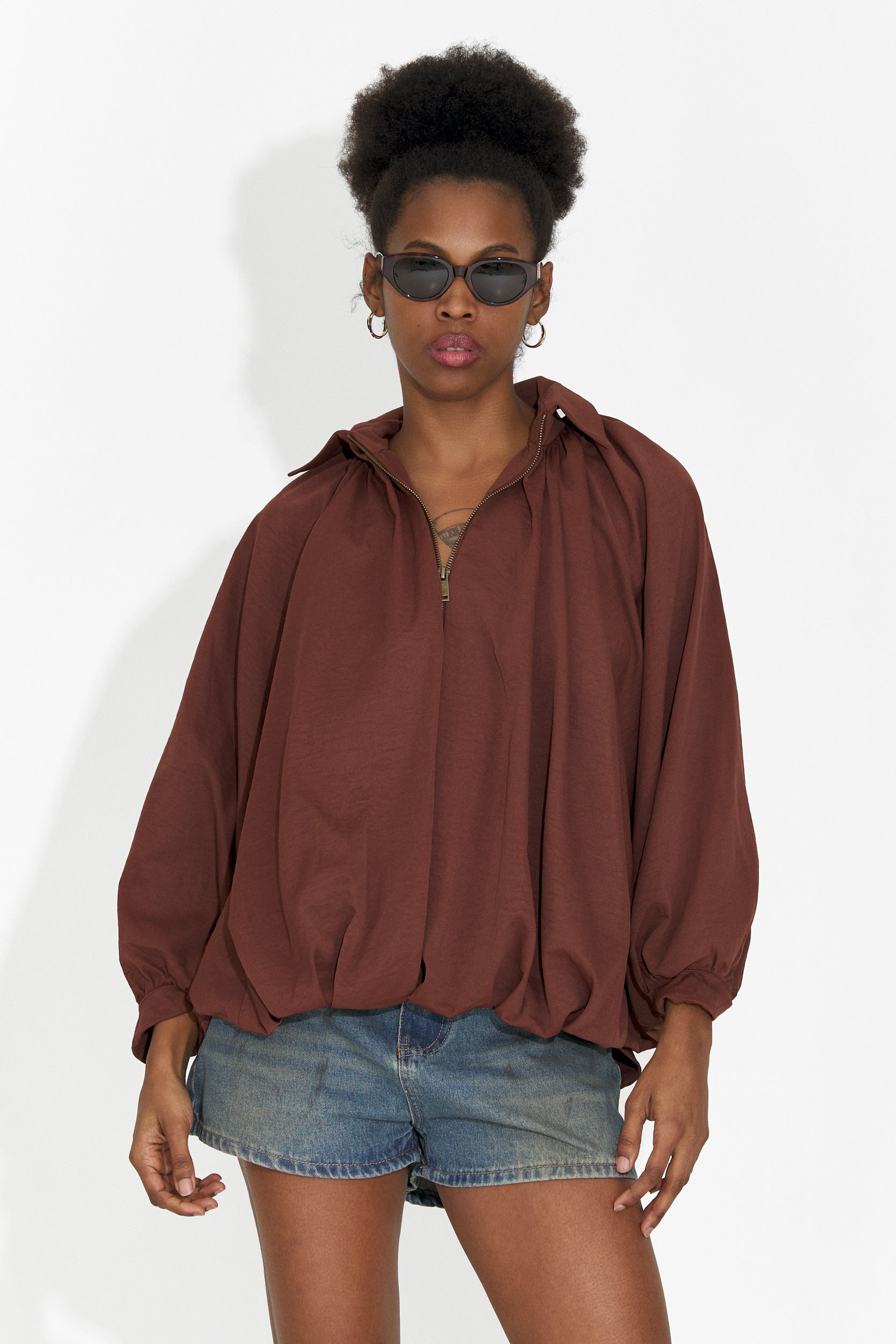 Blugi dama casual scurti bleu Cherele Bogas