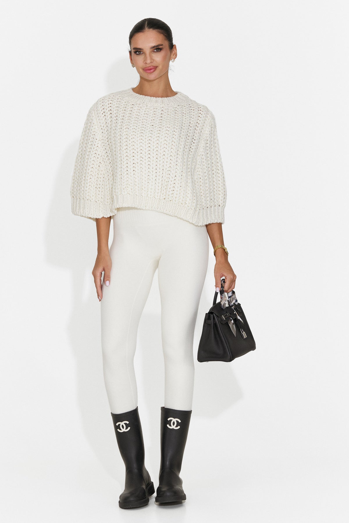 Bluza casual alba Fluceyra Bogas