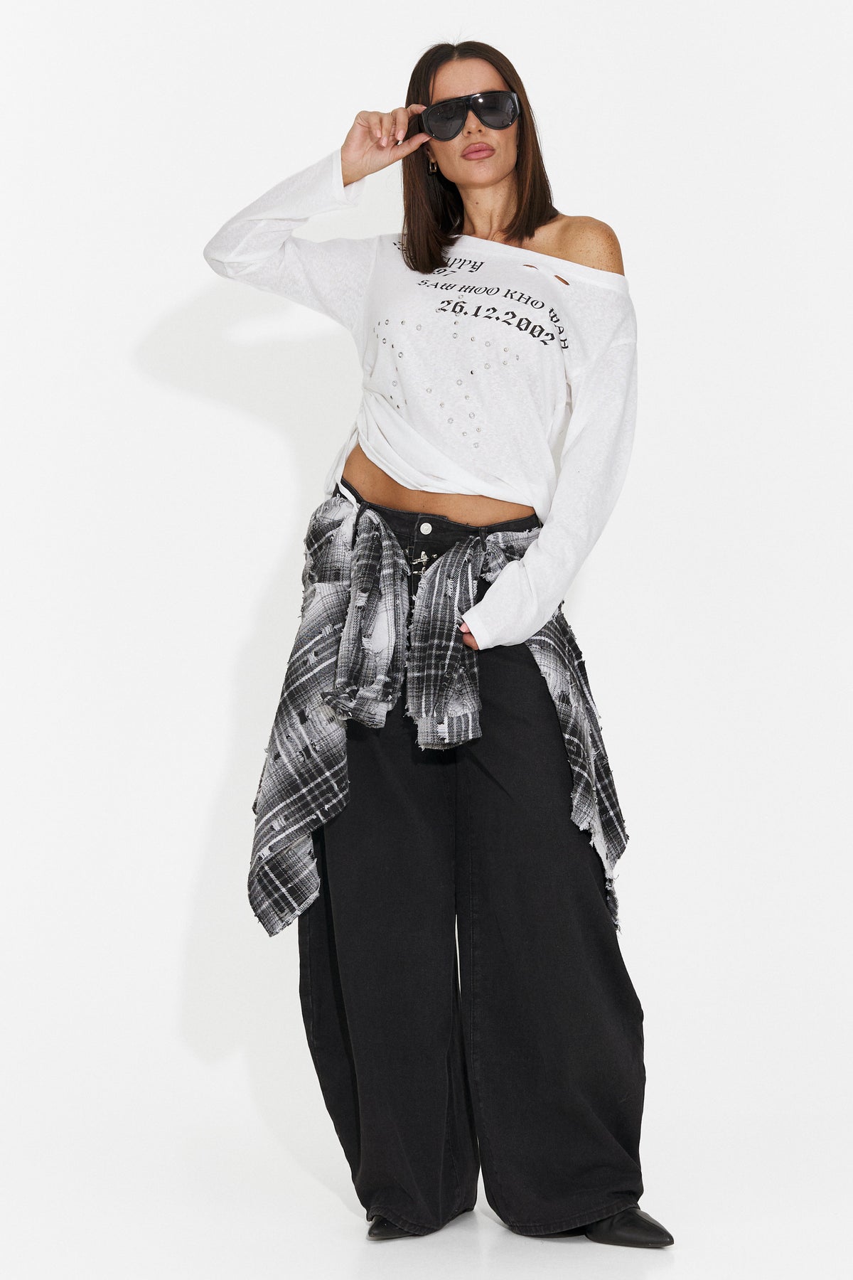 Bluza casual alba Hosioesia Bogas