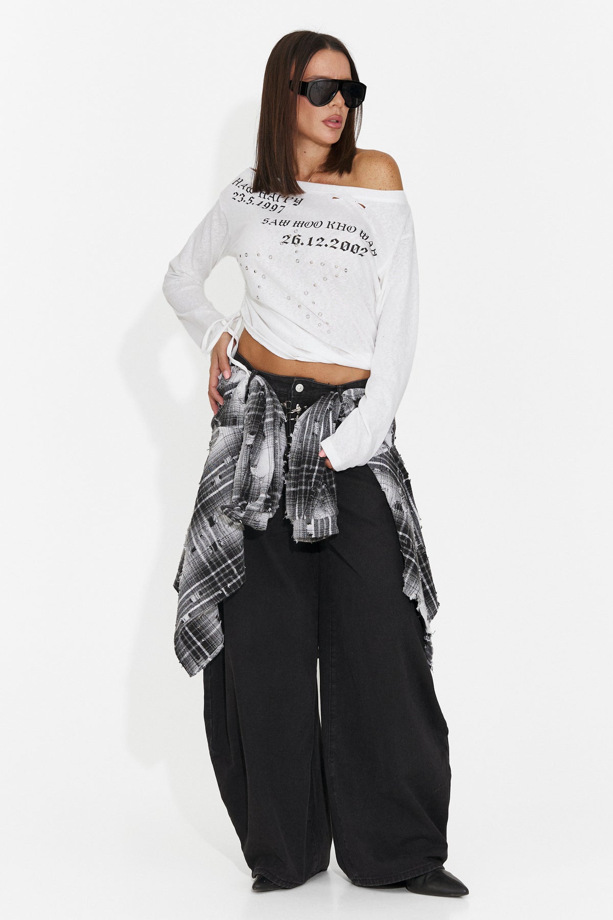 Bluza casual alba Hosioesia Bogas