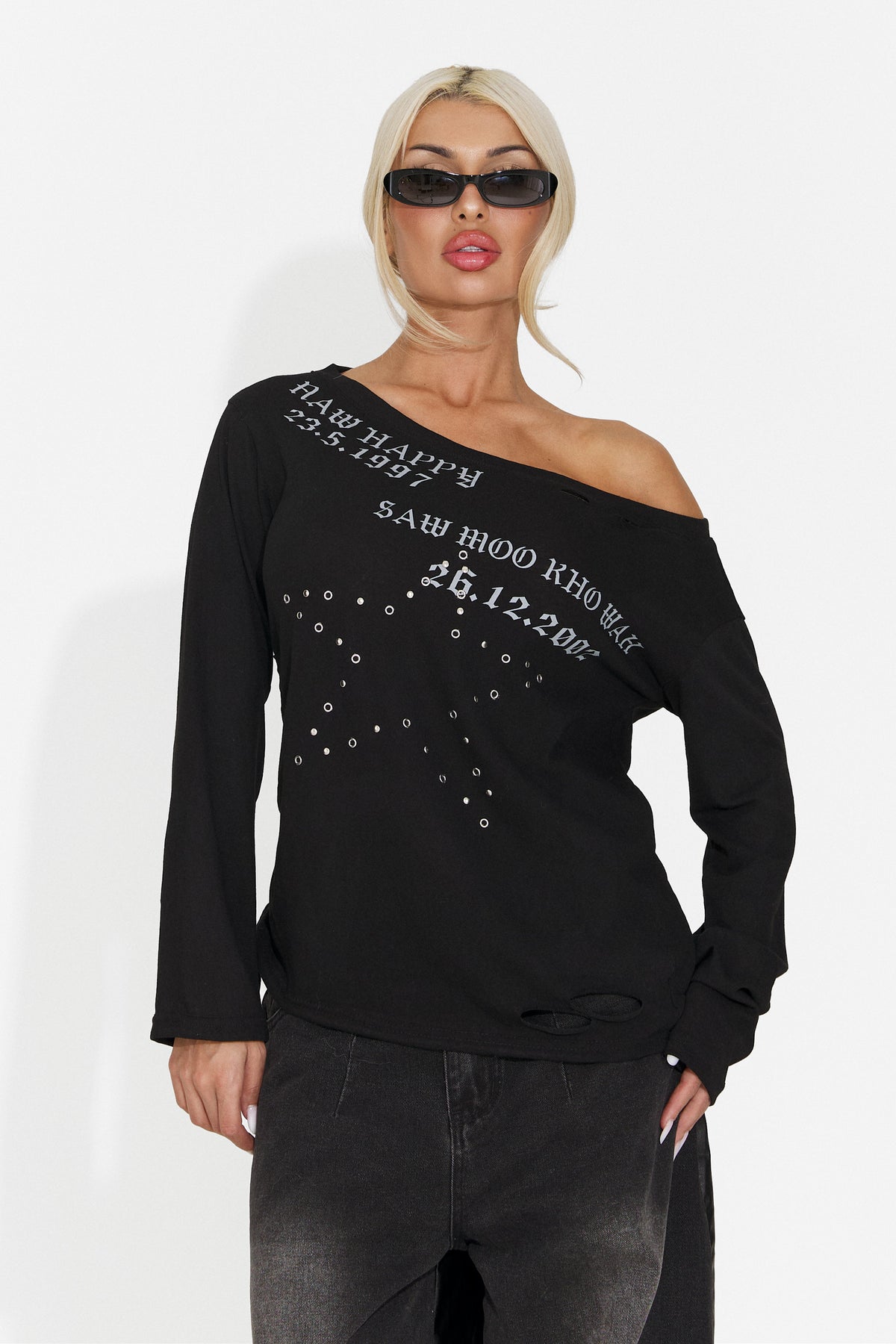 Bluza casual neagra Hosioesia Bogas