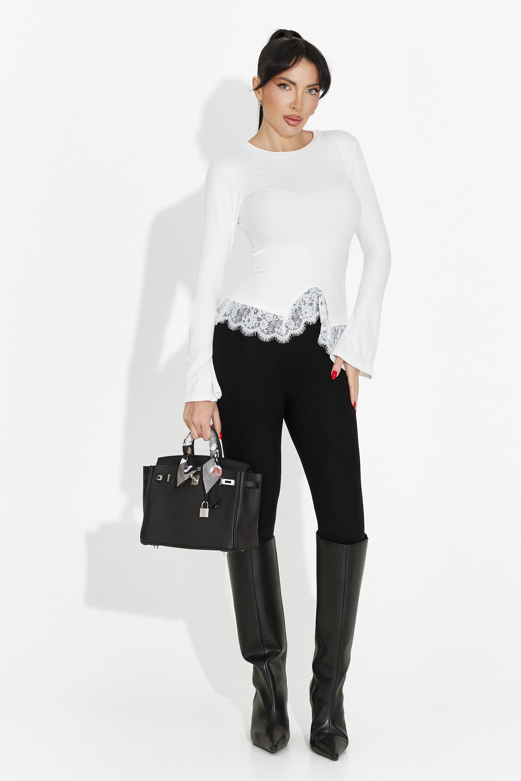 Women's Casual White Blouse Daiela Bogas