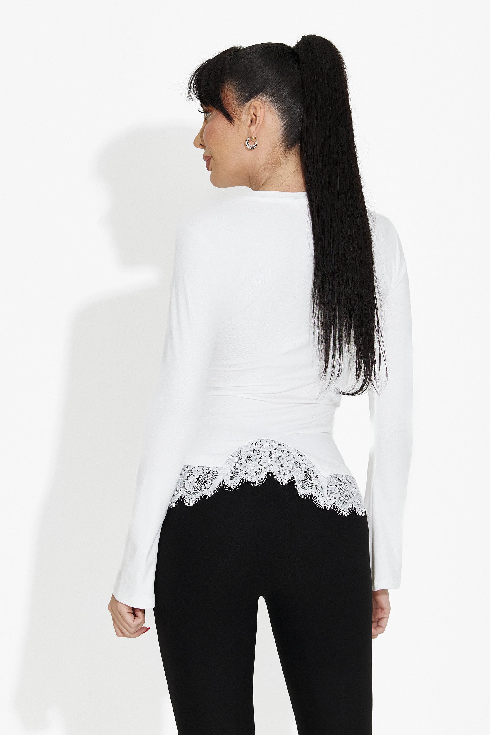 Women's Casual White Blouse Daiela Bogas