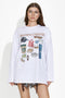 Bluza dama casual alba Eryn Bogas