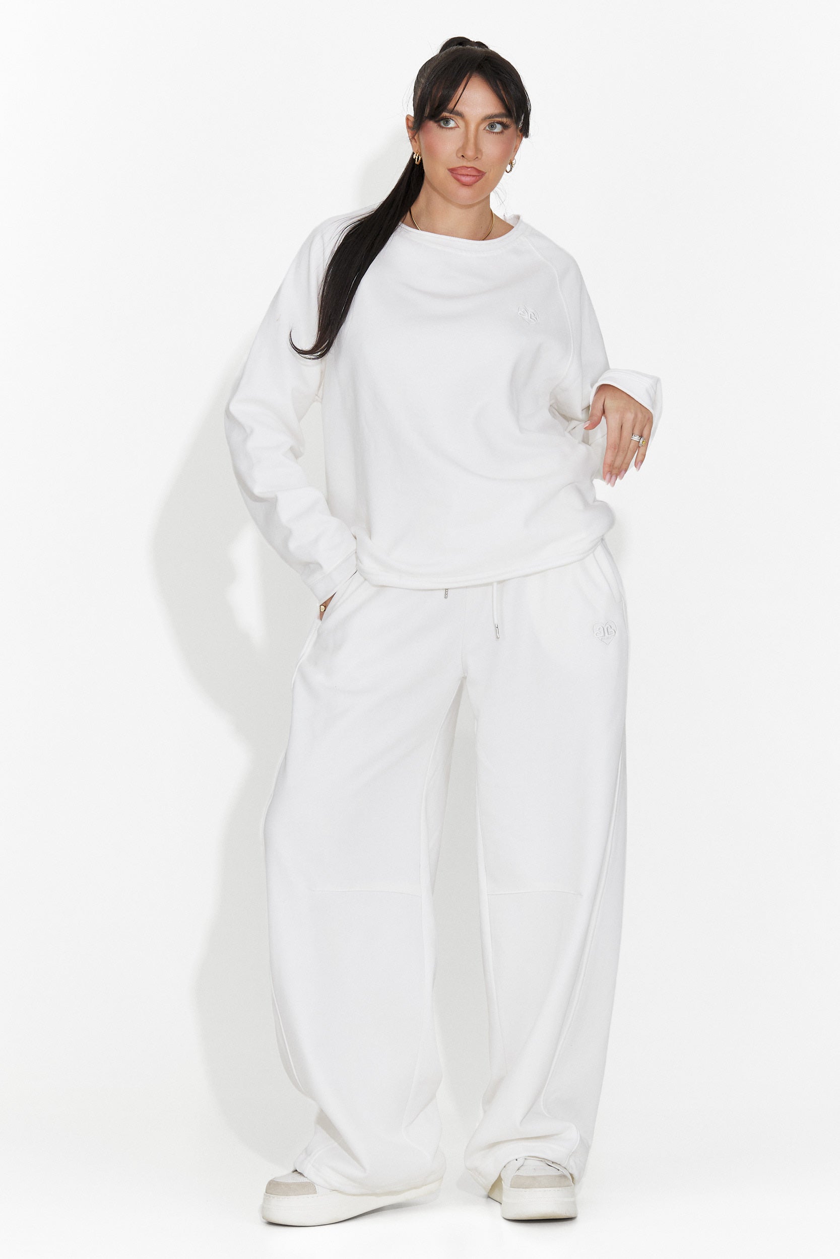 Bluza dama casual alba Kapia Bogas
