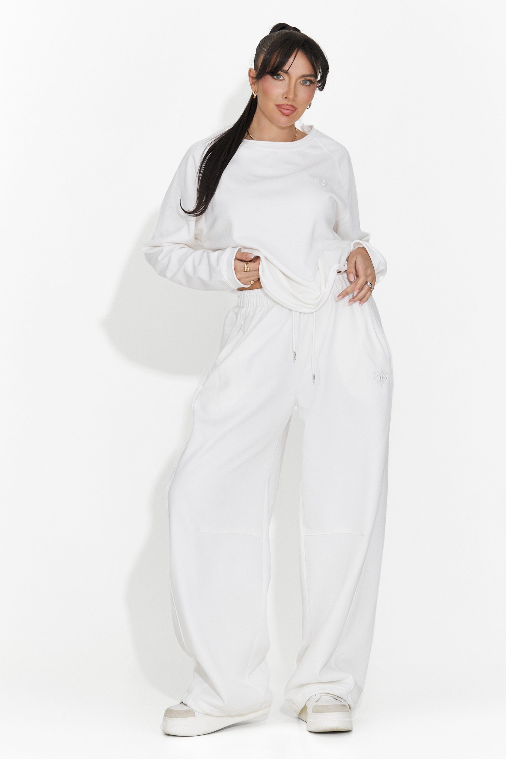 Bluza dama casual alba Kapia Bogas