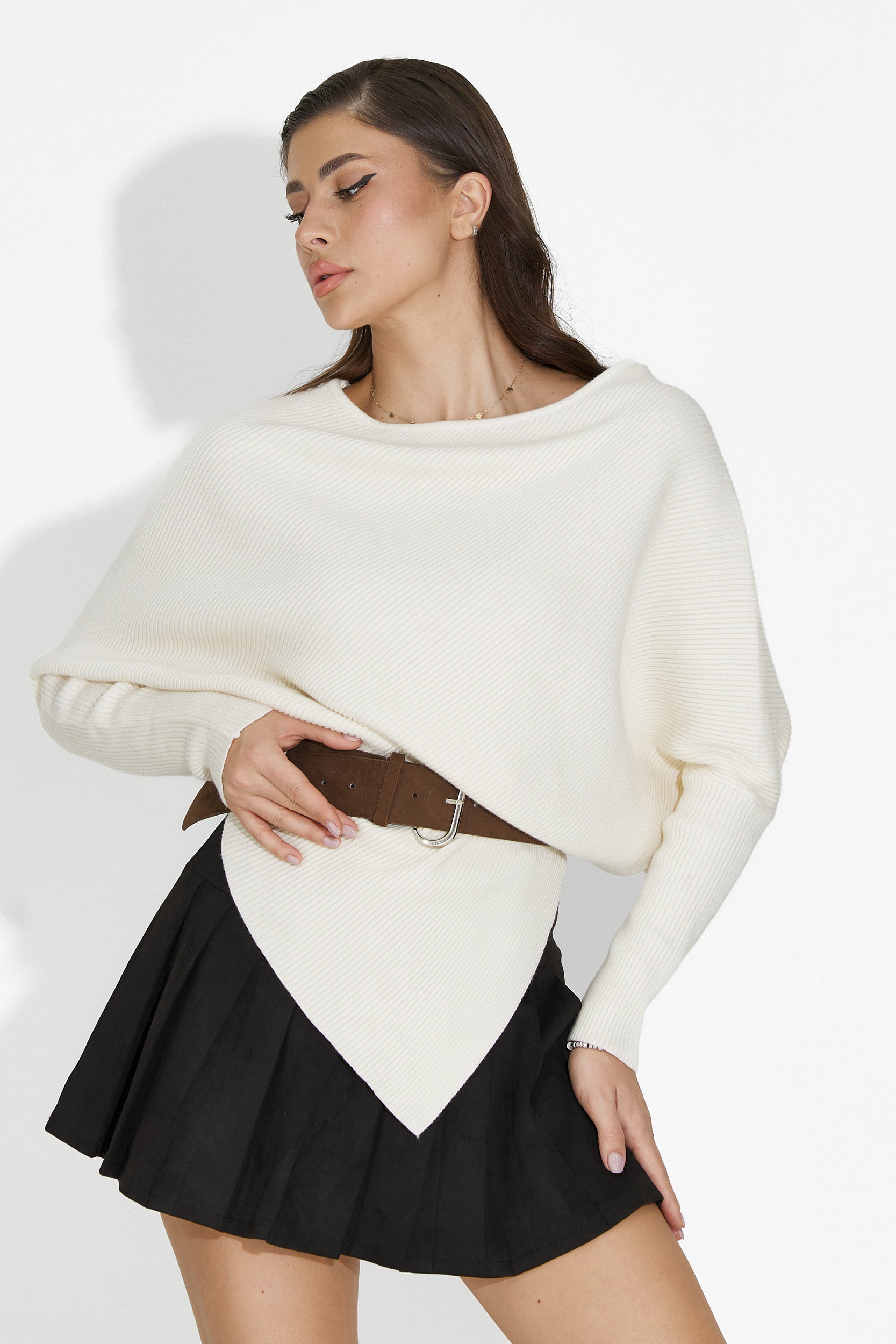 Bluza dama casual bej Vedala Bogas