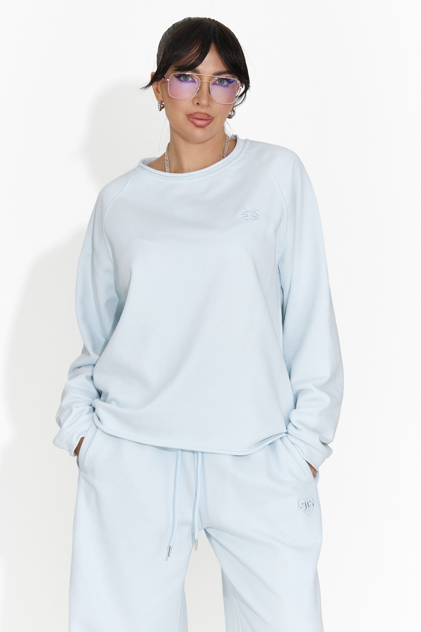 Bluza dama casual bleu Kapia Bogas