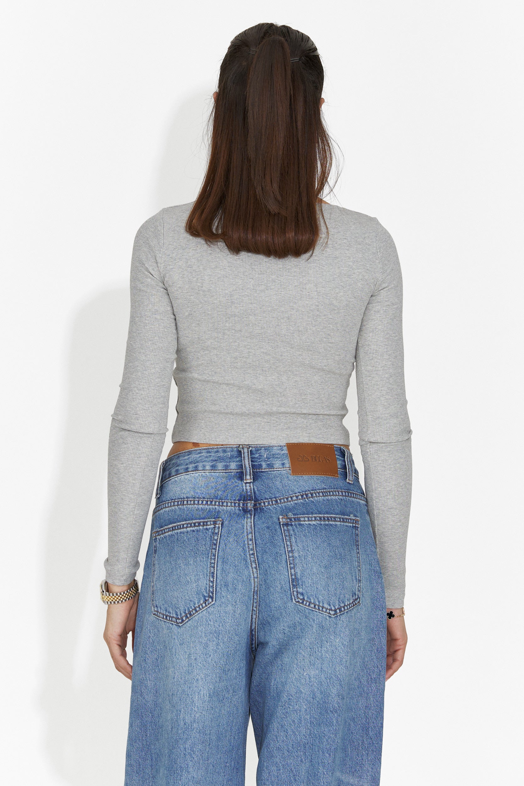Bluza dama casual gri Dariana Bogas