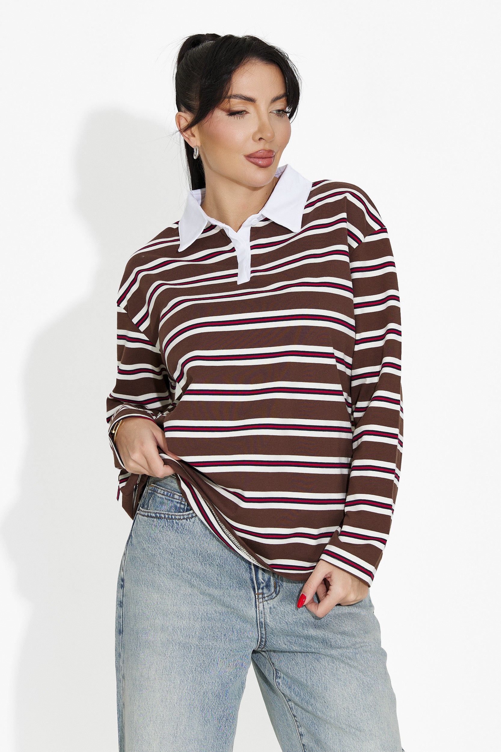 Women's casual brown blouse Paloma Bogas