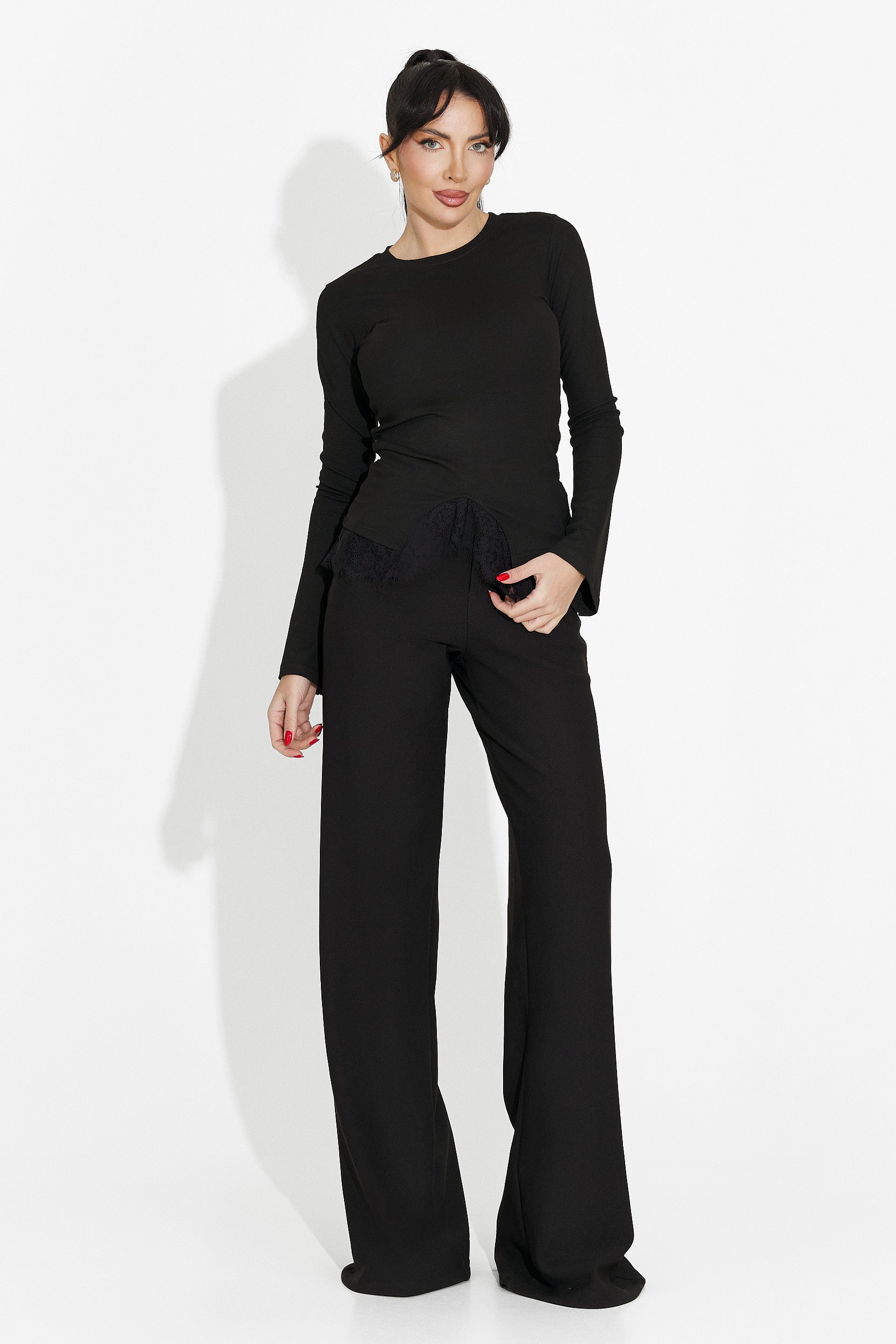 Women's casual black blouse Daiela Bogas