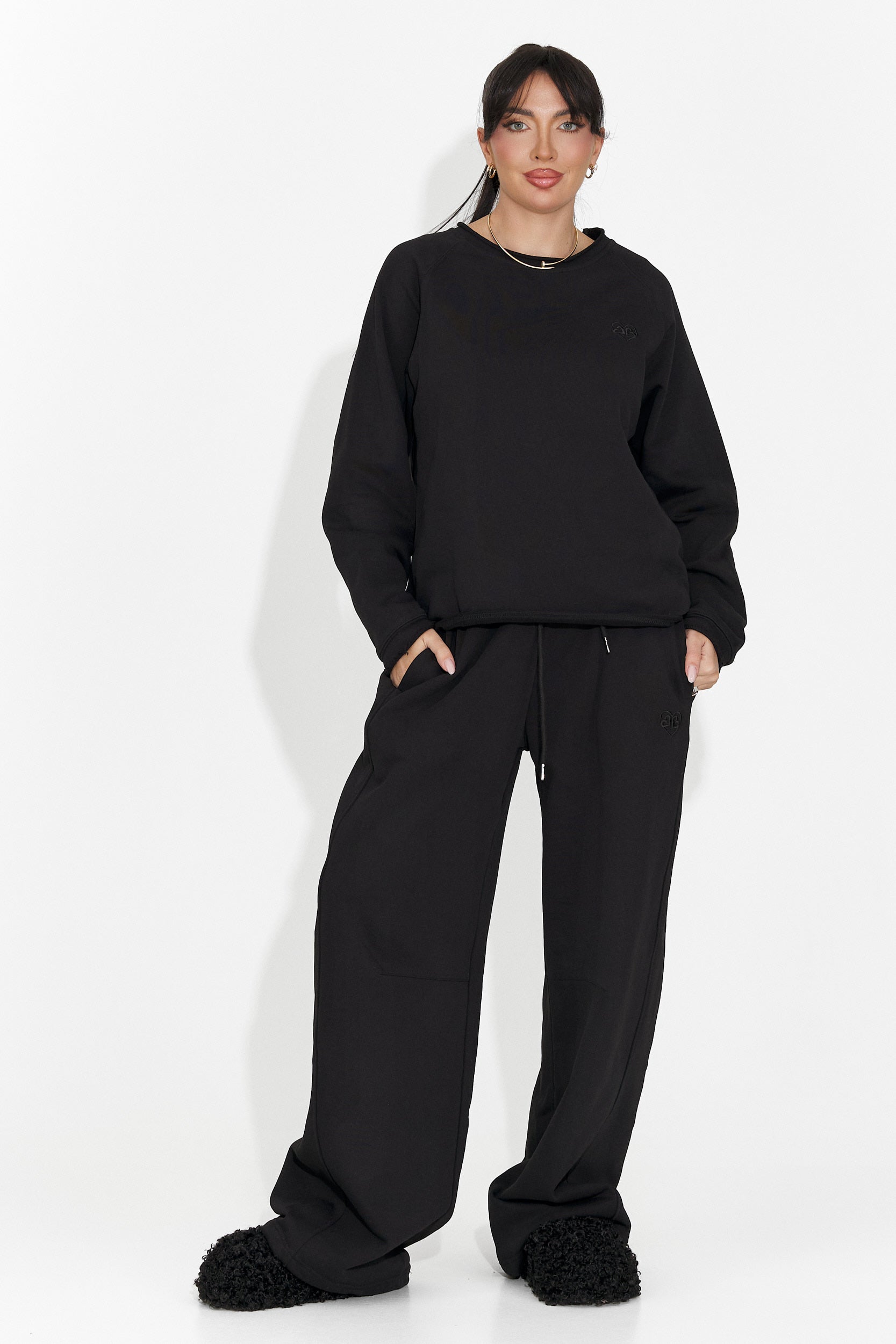 Bluza dama casual neagra Kapia Bogas