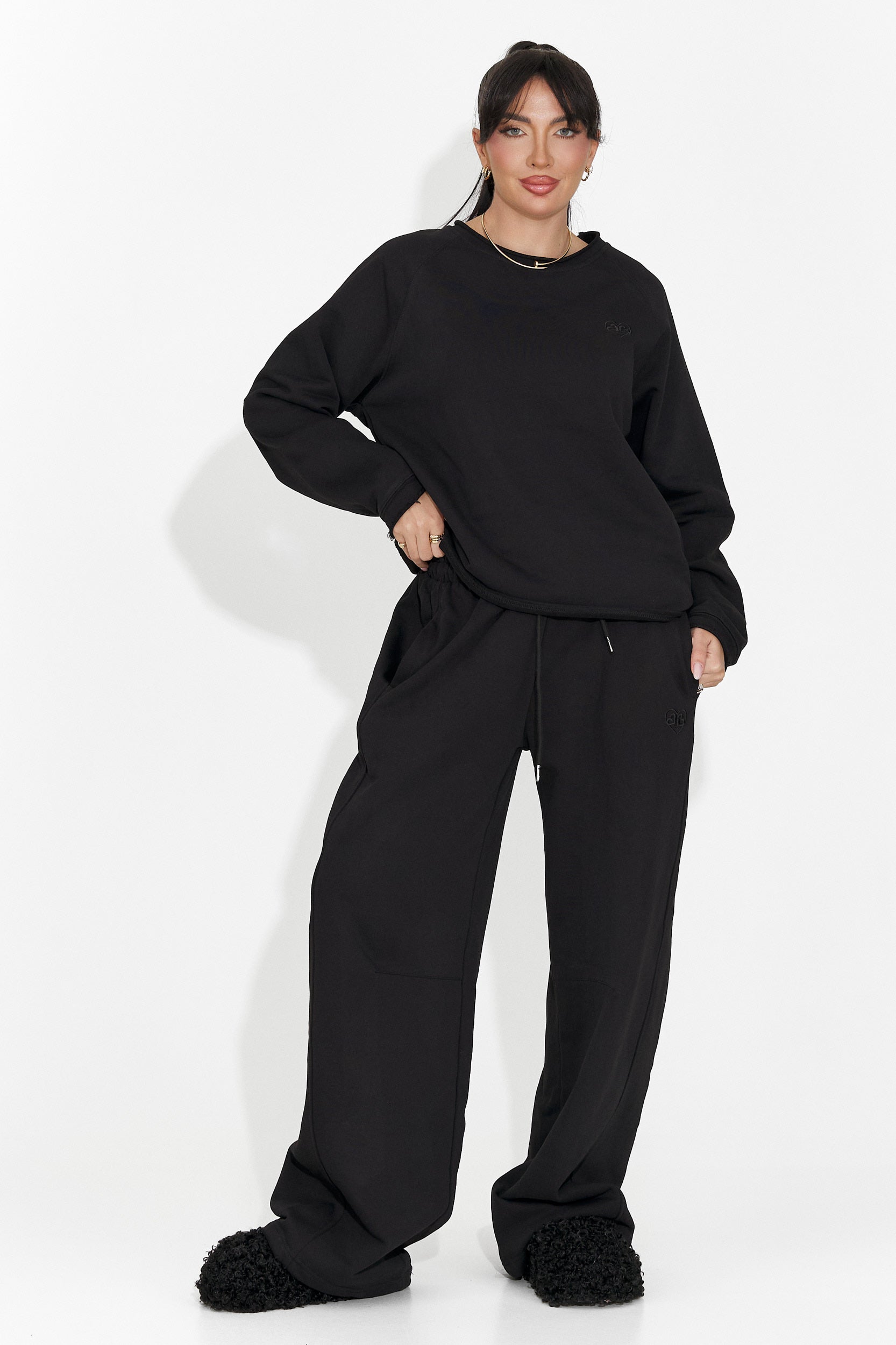 Bluza dama casual neagra Kapia Bogas
