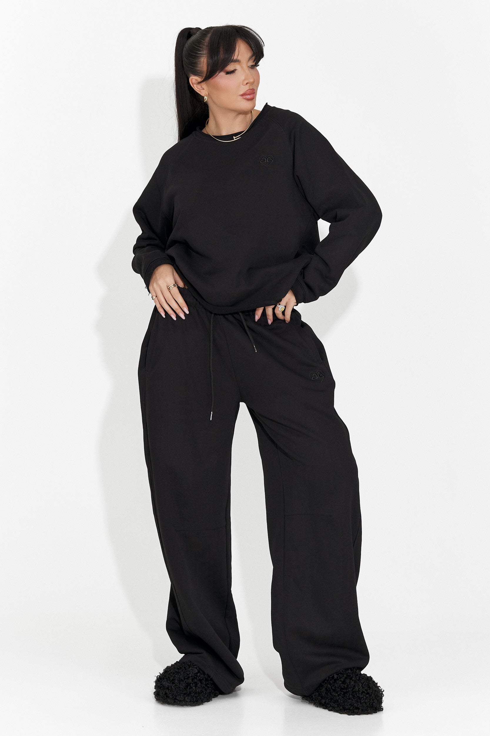 Bluza dama casual neagra Kapia Bogas