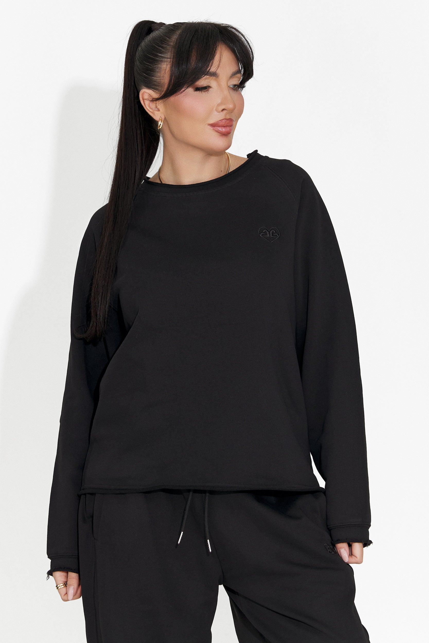 Bluza dama casual neagra Kapia Bogas
