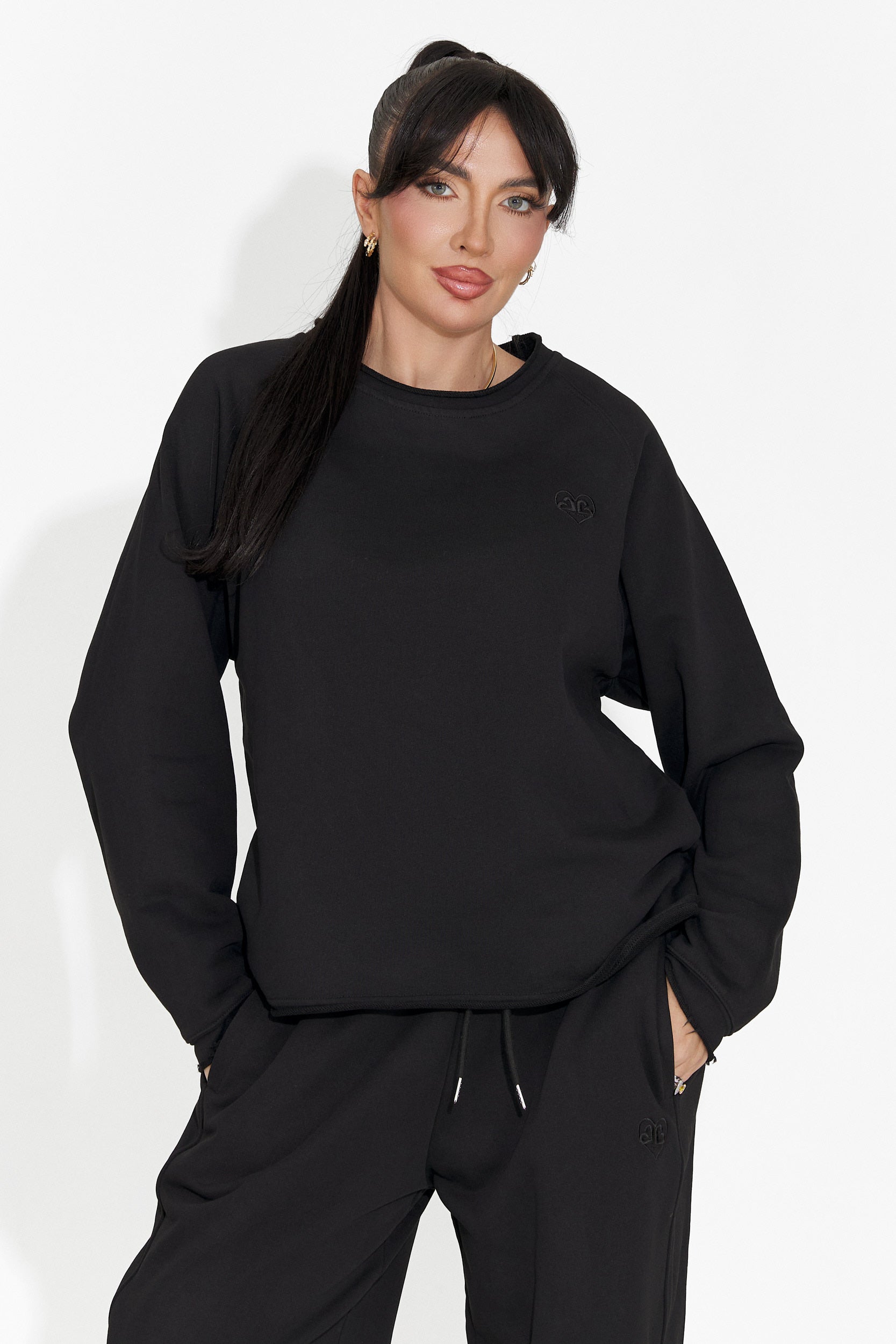 Bluza dama casual neagra Kapia Bogas