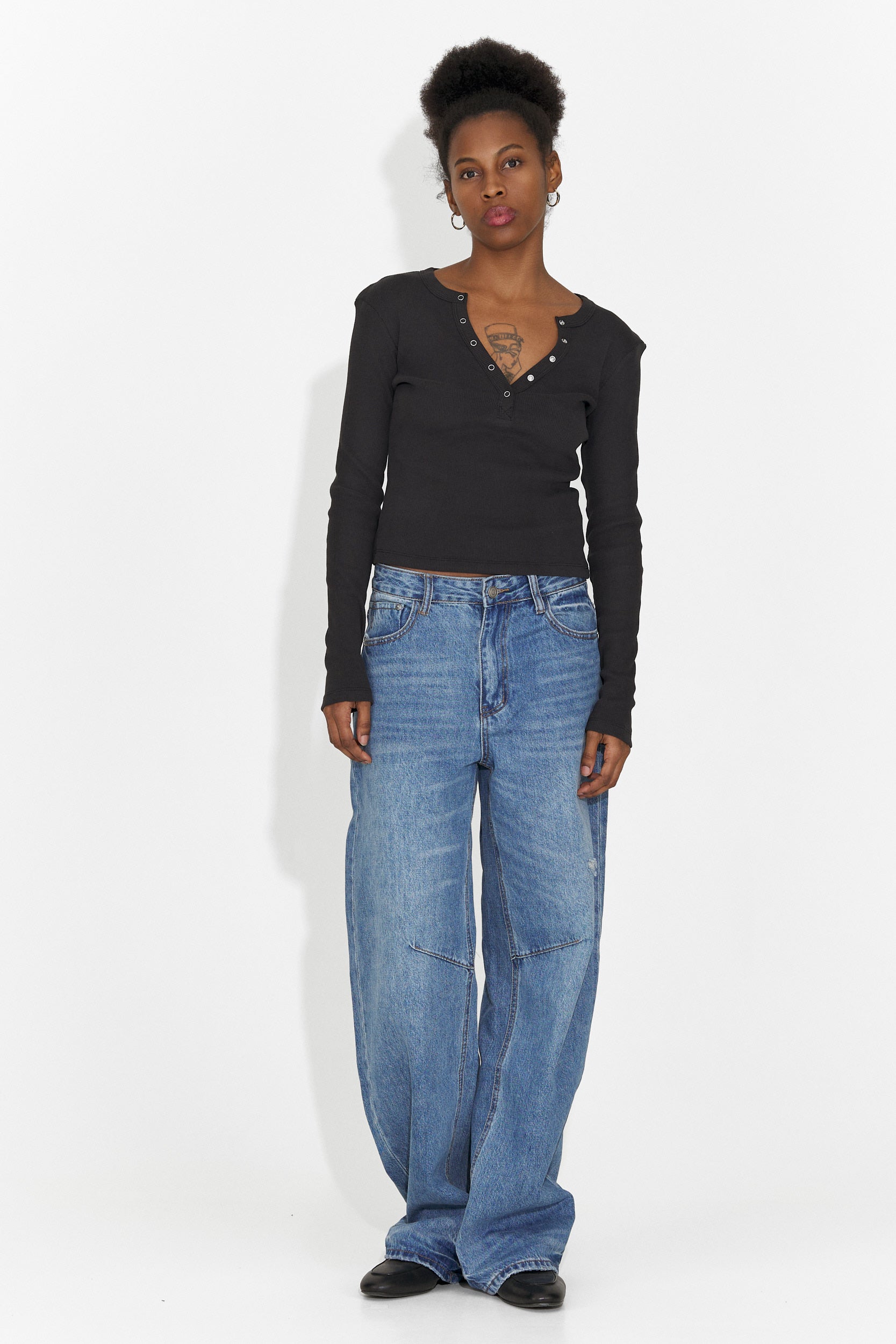 Bluza dama casual neagra Roxana Bogas