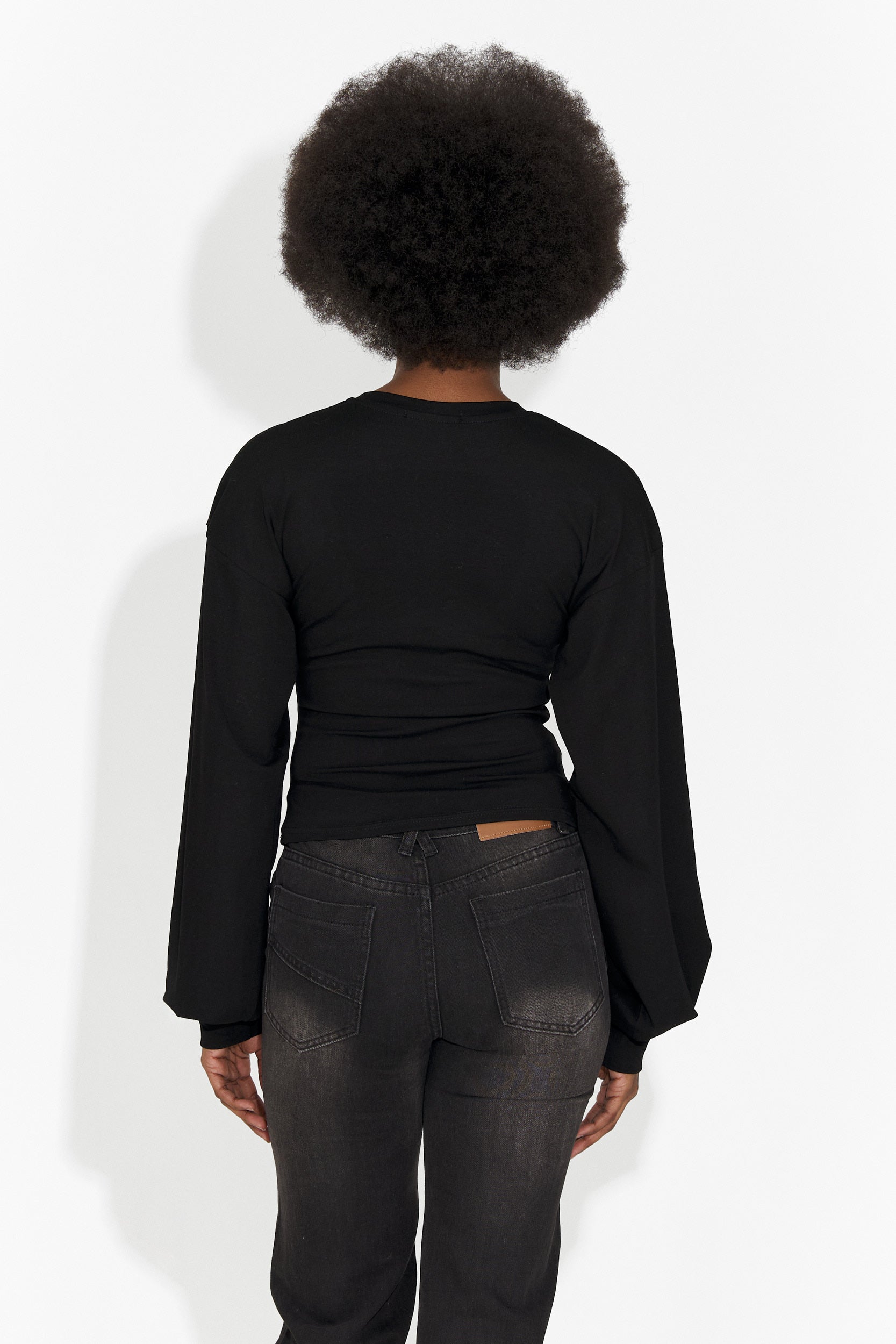 Bluza dama casual neagra Tivora Bogas