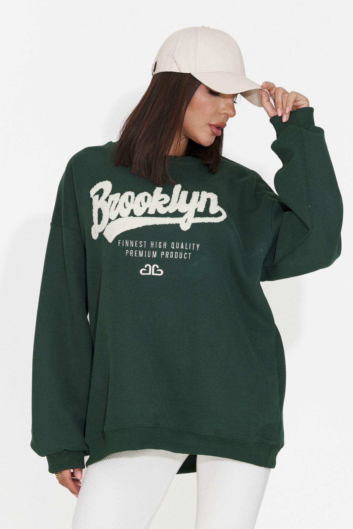 Bluza verde Leroialia Bogas