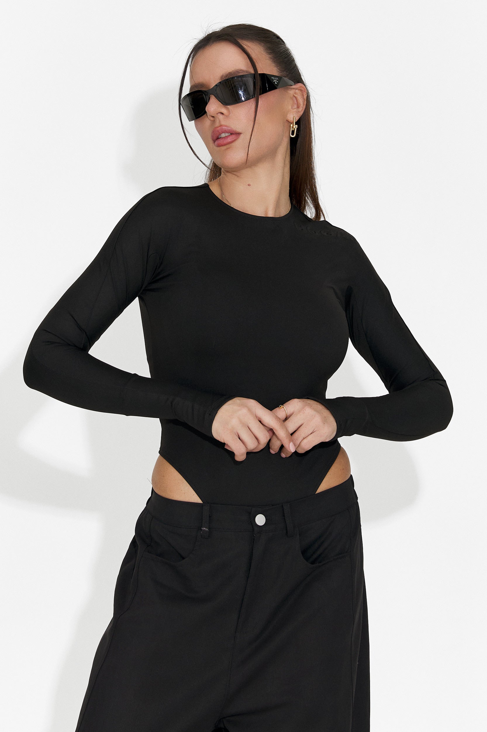 Body dama elegant negru Mioala Bogas