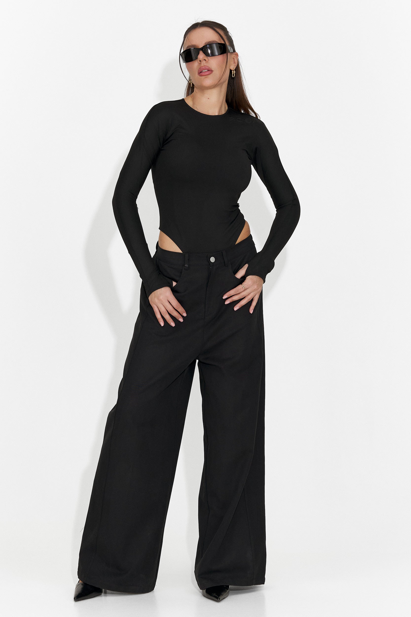 Body dama elegant negru Mioala Bogas